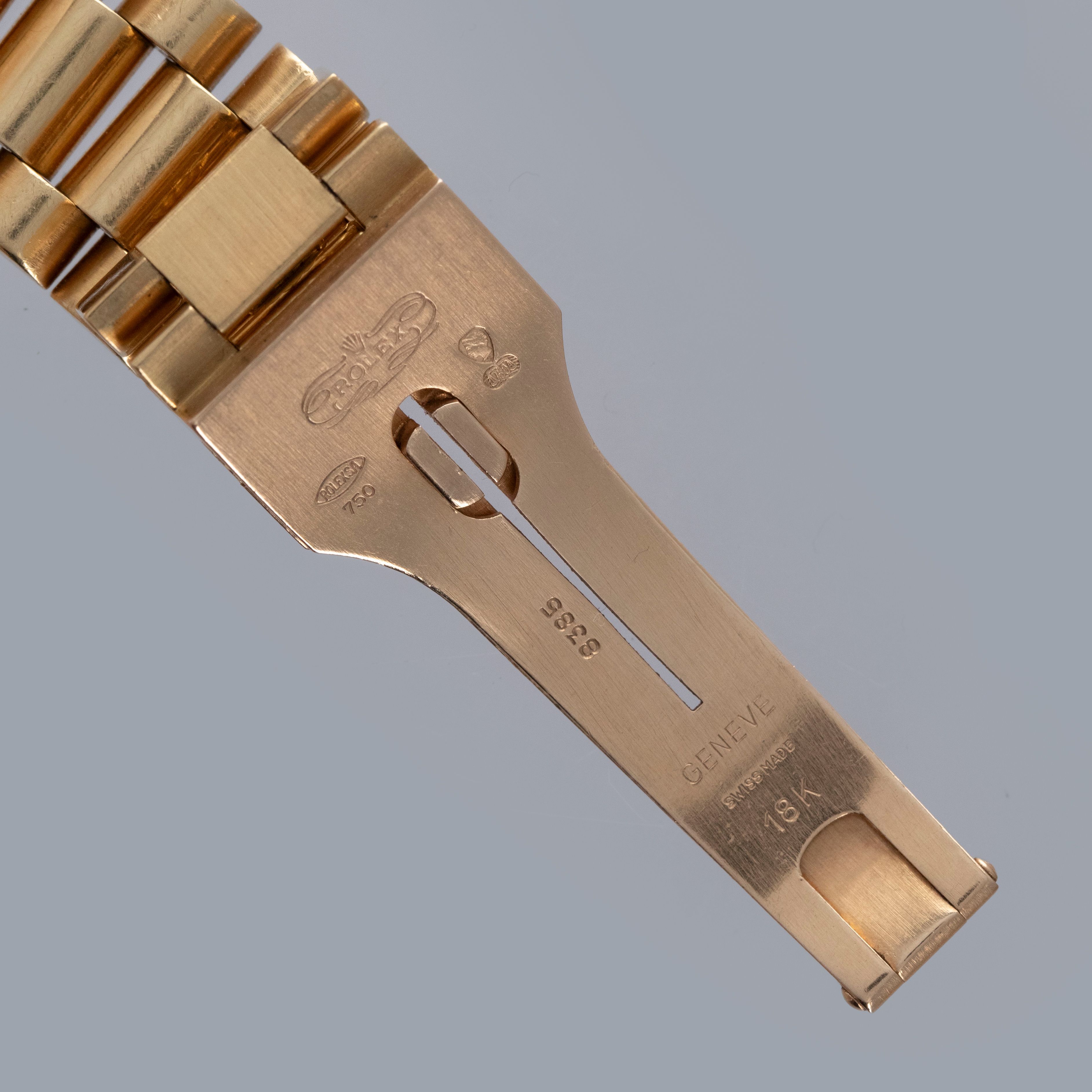 Rolex Day-Date 18038 Onyx Dial 18k YG | Auctions | Loupe This