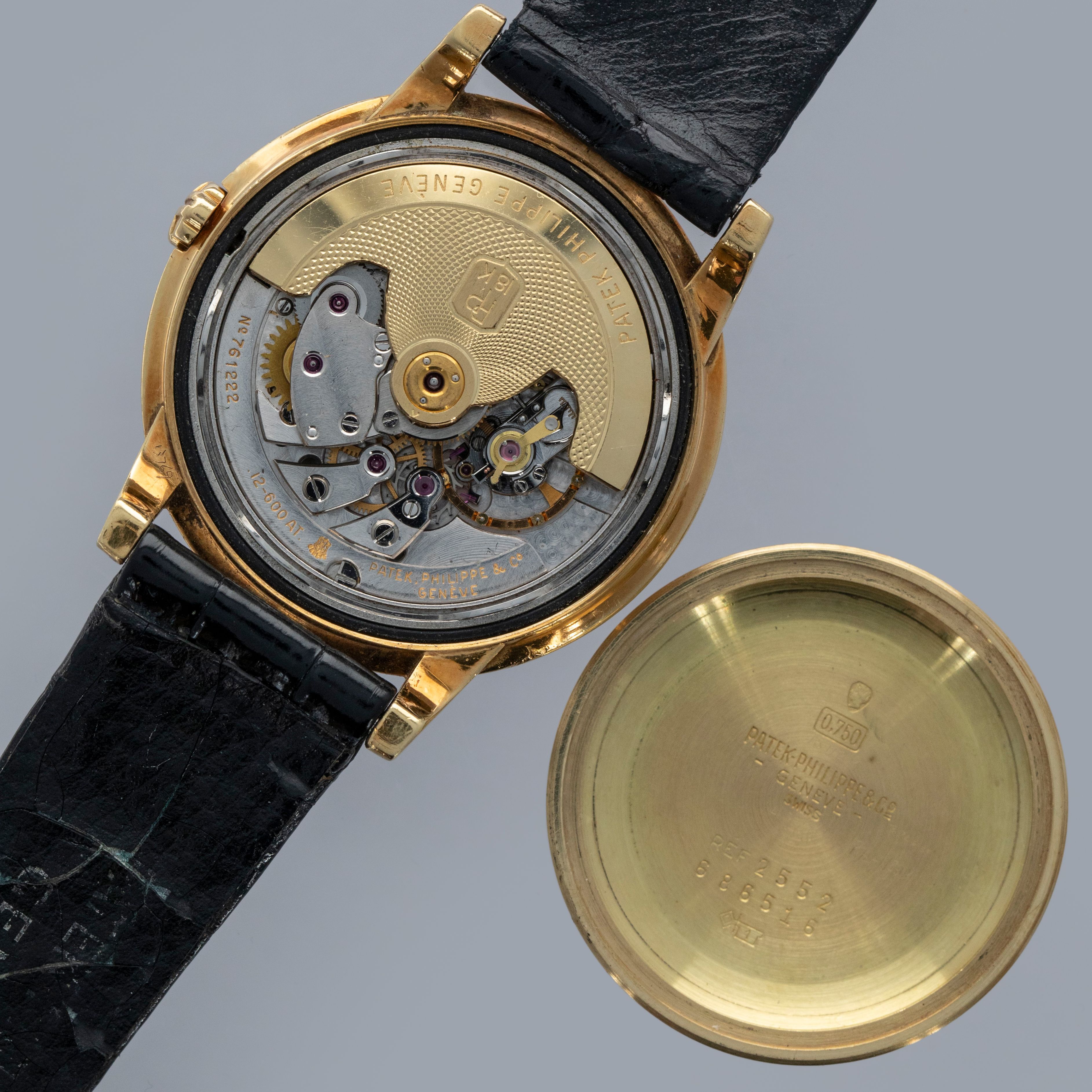 Patek Philippe Calatrava 2552 Disco Volante 18k YG Retailed by