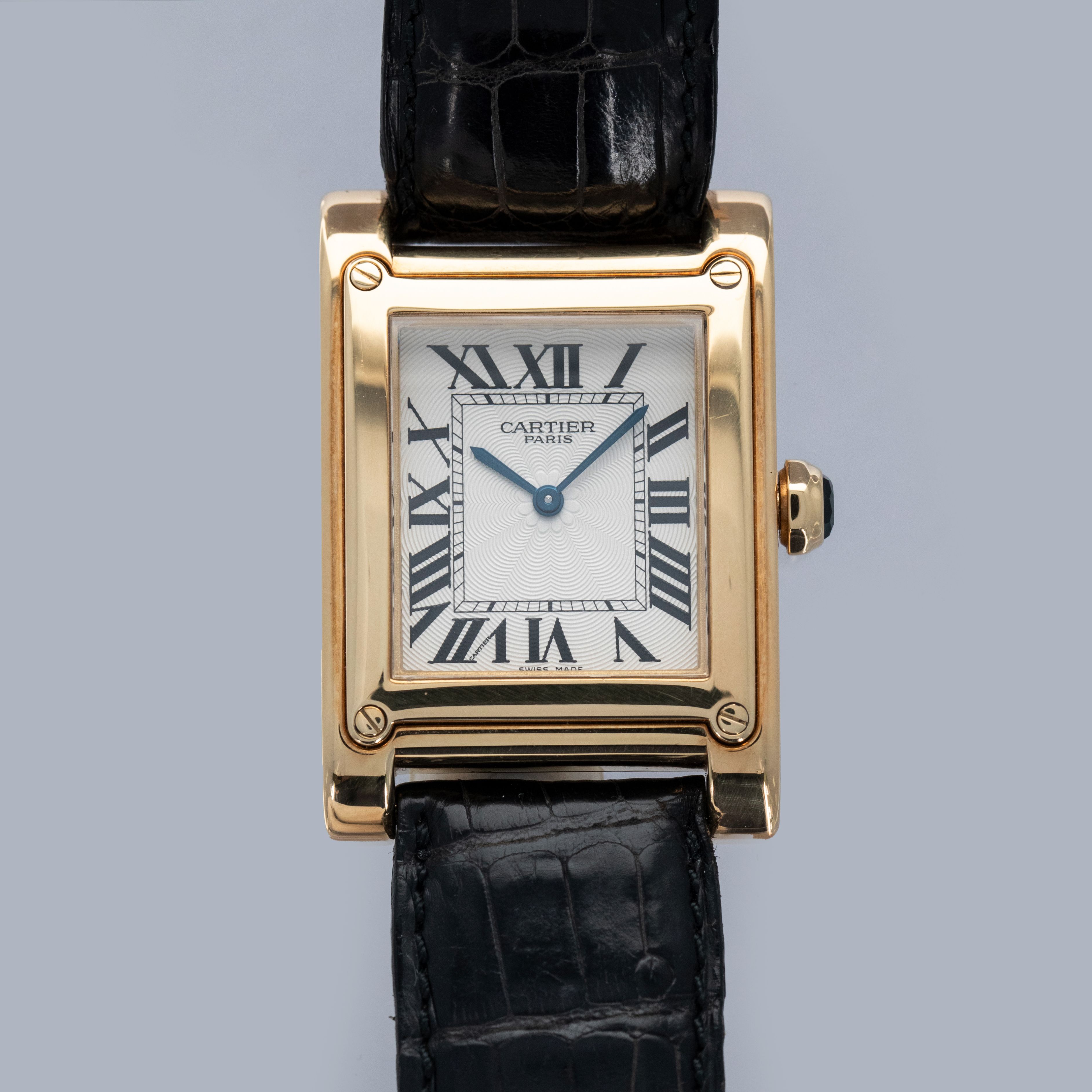Cartier CPCP Tank A Vis 2484 18k YG | Auctions | Loupe This