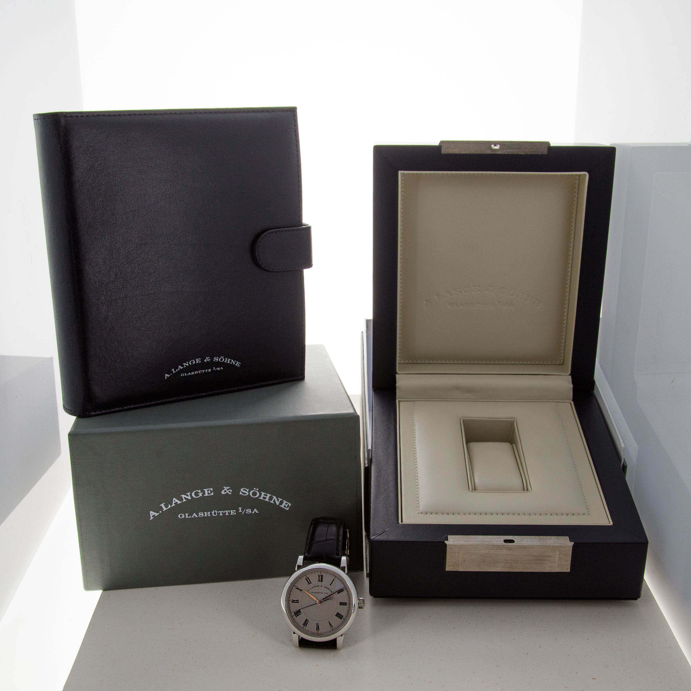 A. Lange & Sohne Richard Lange 232.025 Platinum | Auctions | Loupe