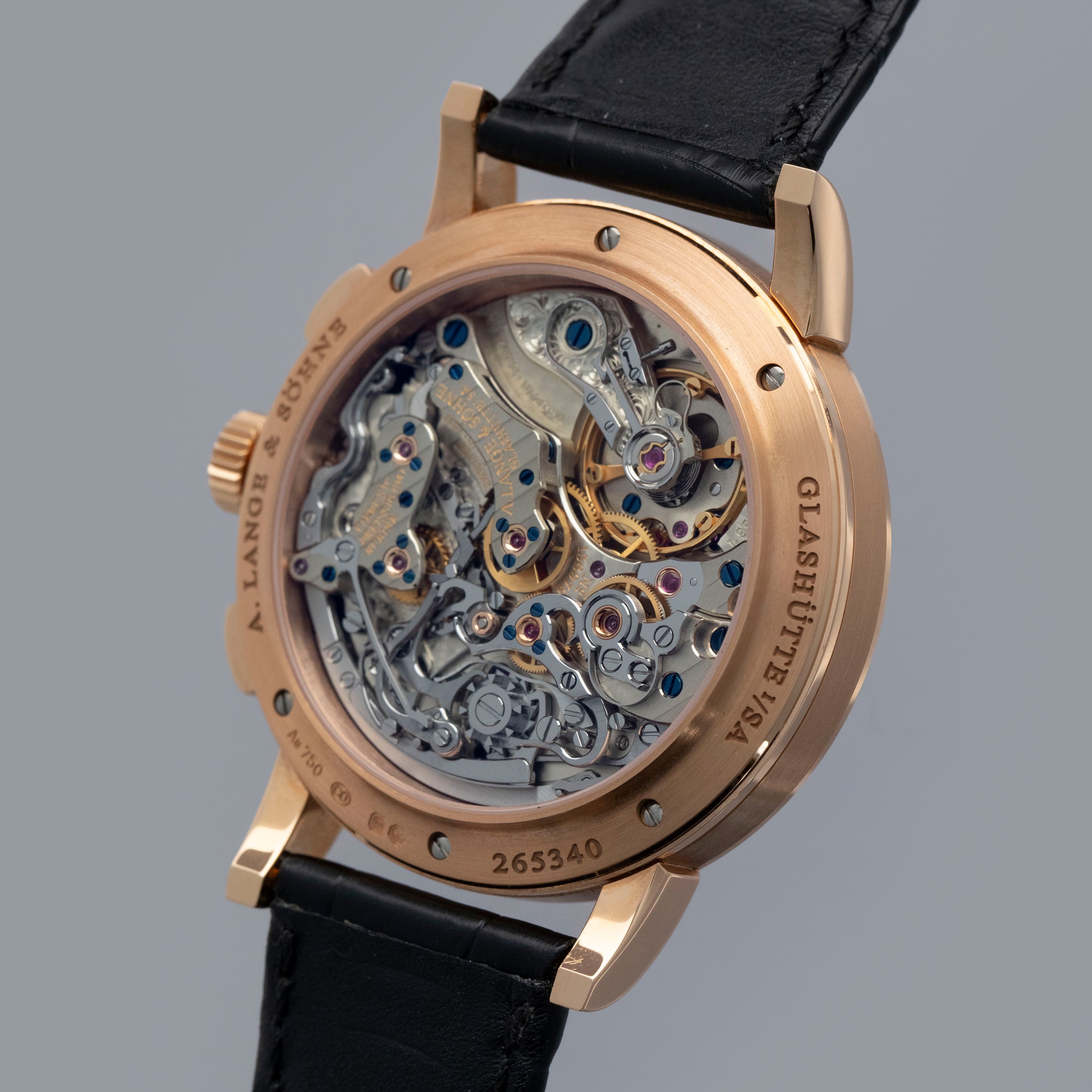A. Lange & Sohne 1815 Chronograph 414.031 18k RG | Auctions