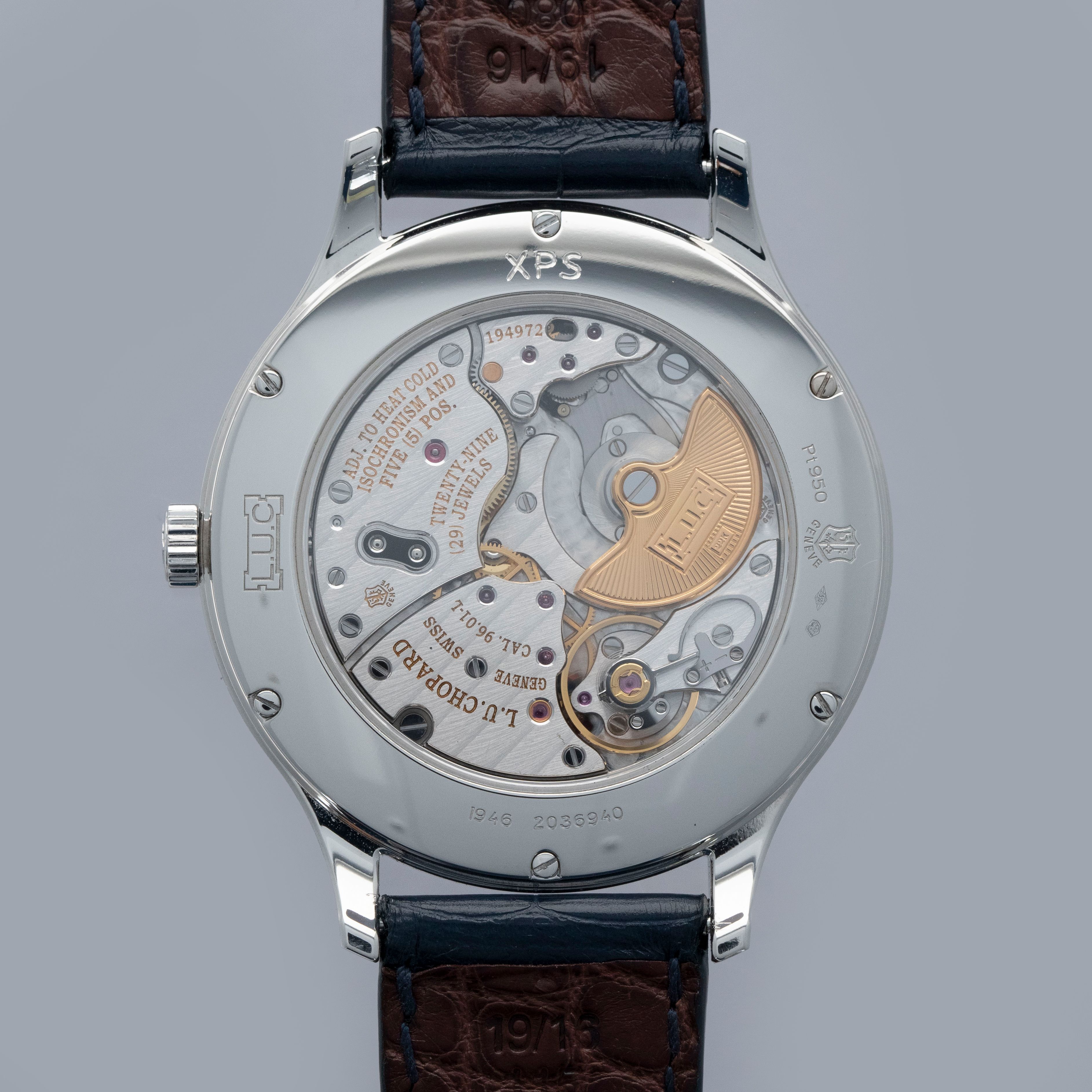 ❇︎❇︎❇︎saki❇︎❇︎❇︎ Chopard LUC XPS Poincon de Geneve 161946-9001 Platinum | Auctions