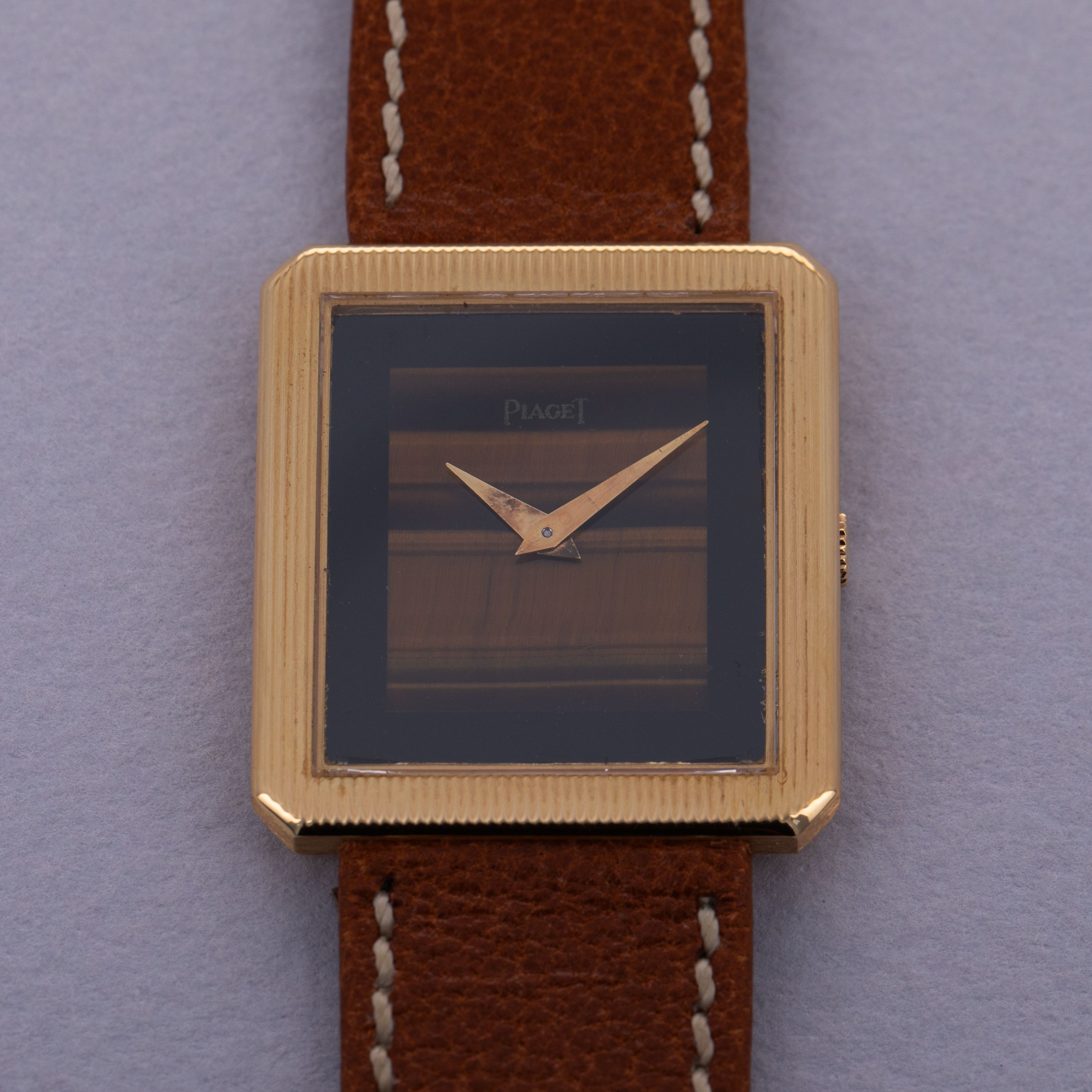 Piaget Protocole 9154 Tigers Eye and Onyx Dial 18k YG | Auctions