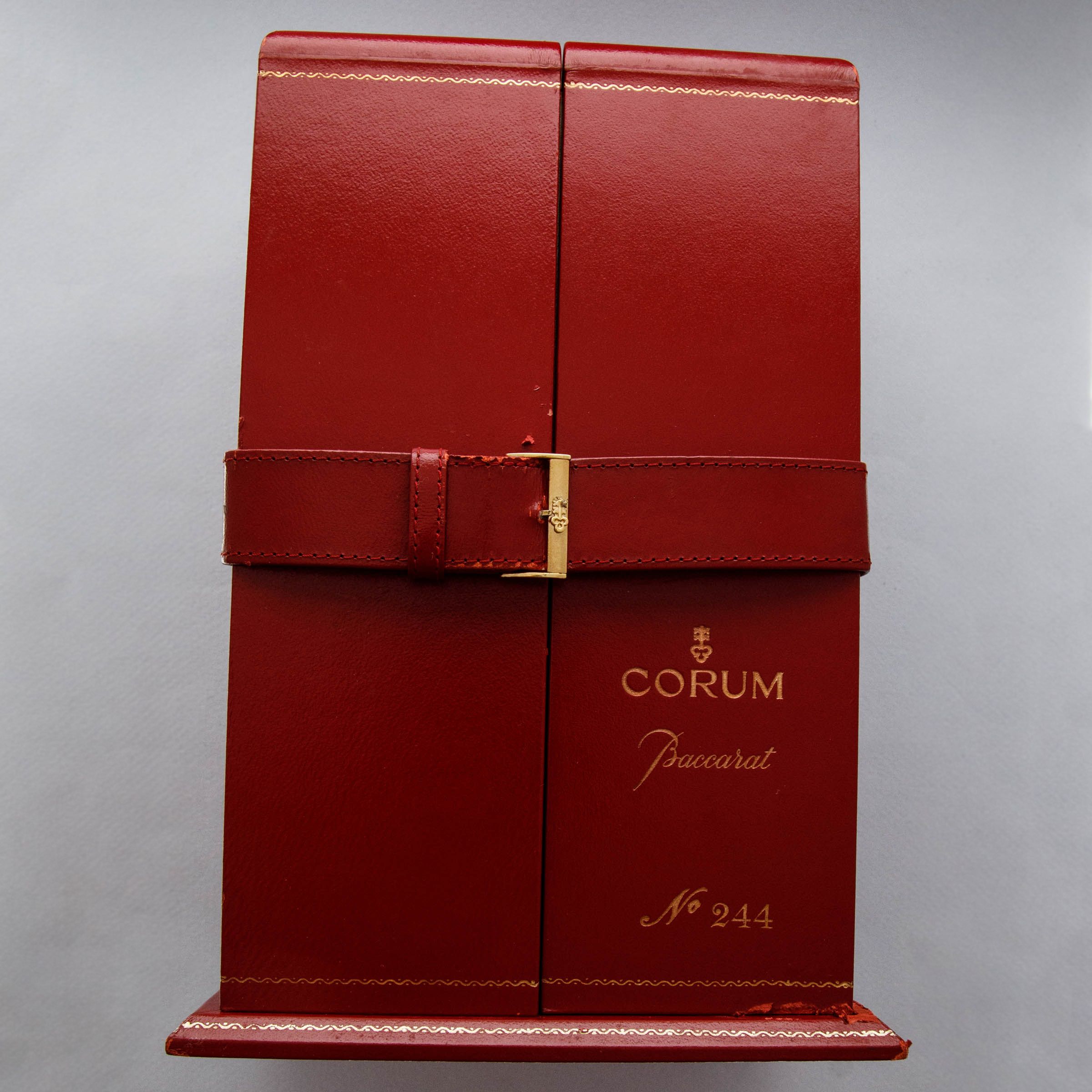 Corum x Baccarat Golden Bridge Crystal Clock | Auctions | Loupe This