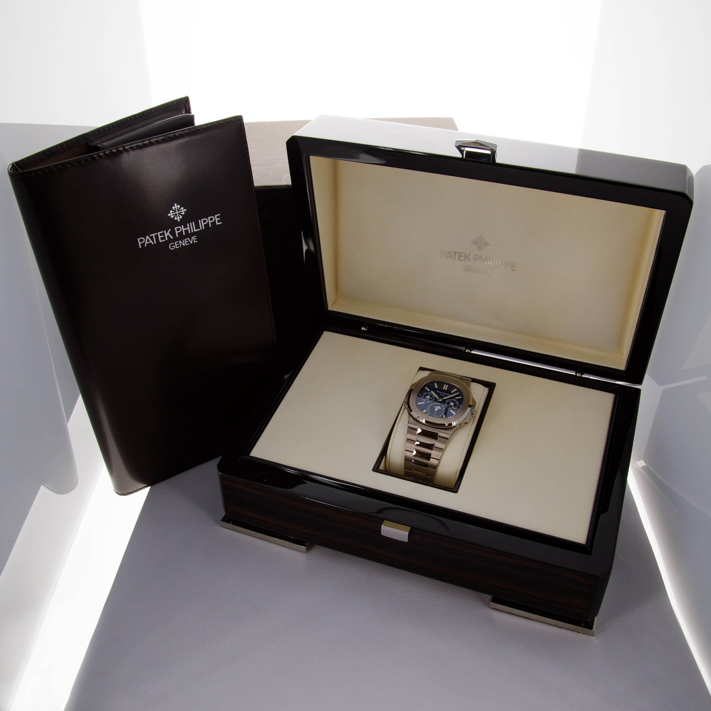Patek Philippe Nautilus 5740/1G-001 Perpetual Calendar 18k WG