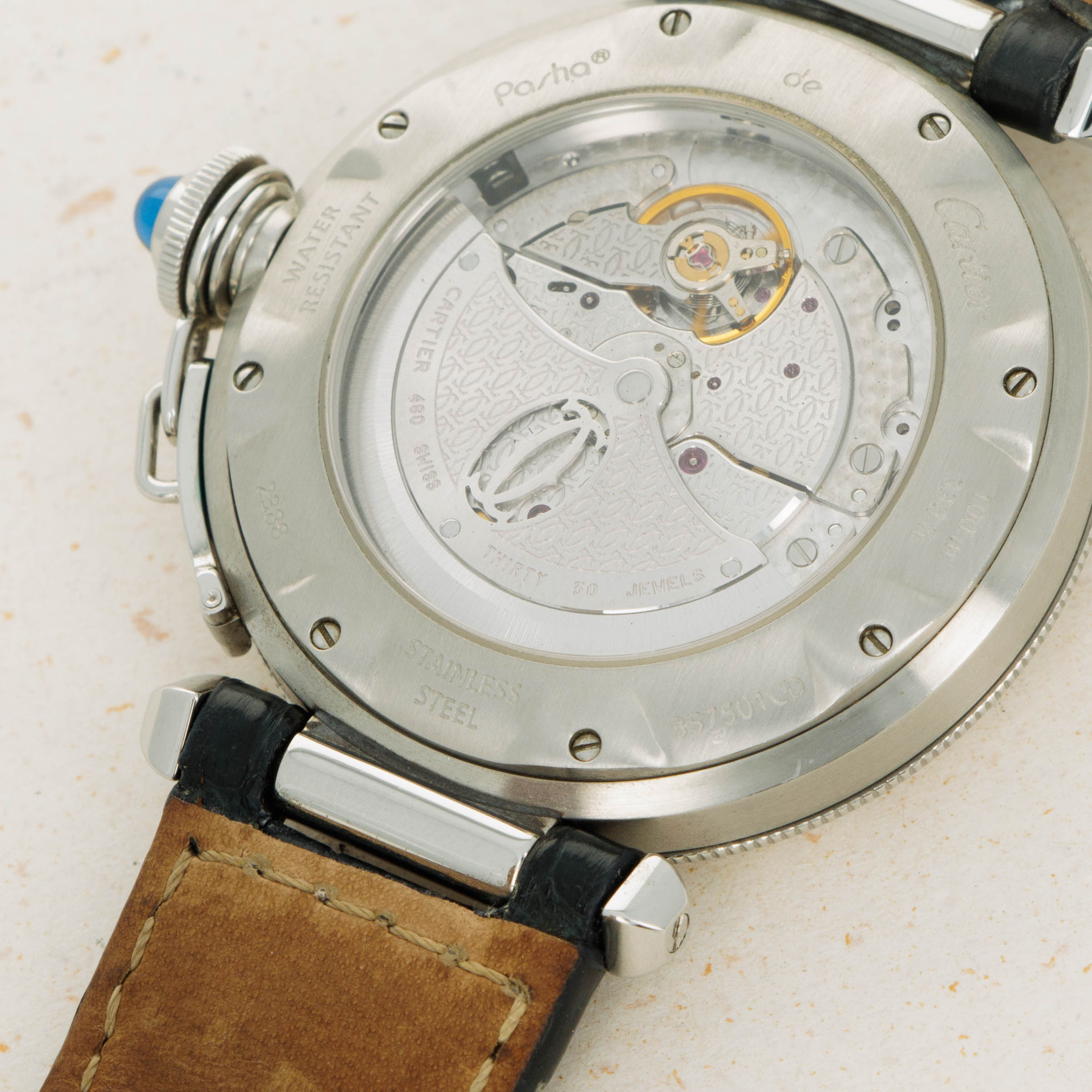Cartier Pasha Pasha Dual Time Power Reserve GMT 2388 | Auctions