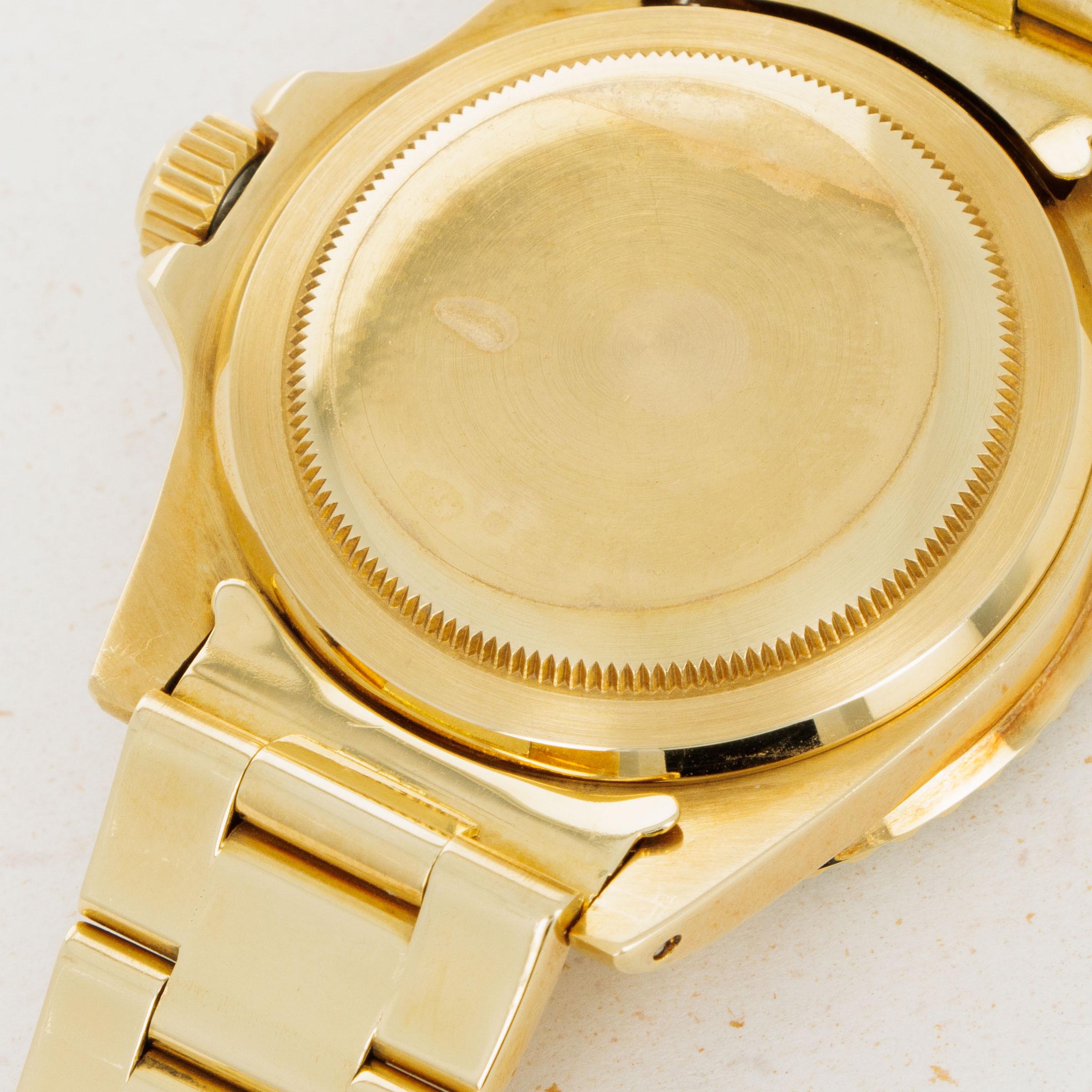 Rolex Submariner 1680 18k Gold Black Dial | Auctions | Loupe This