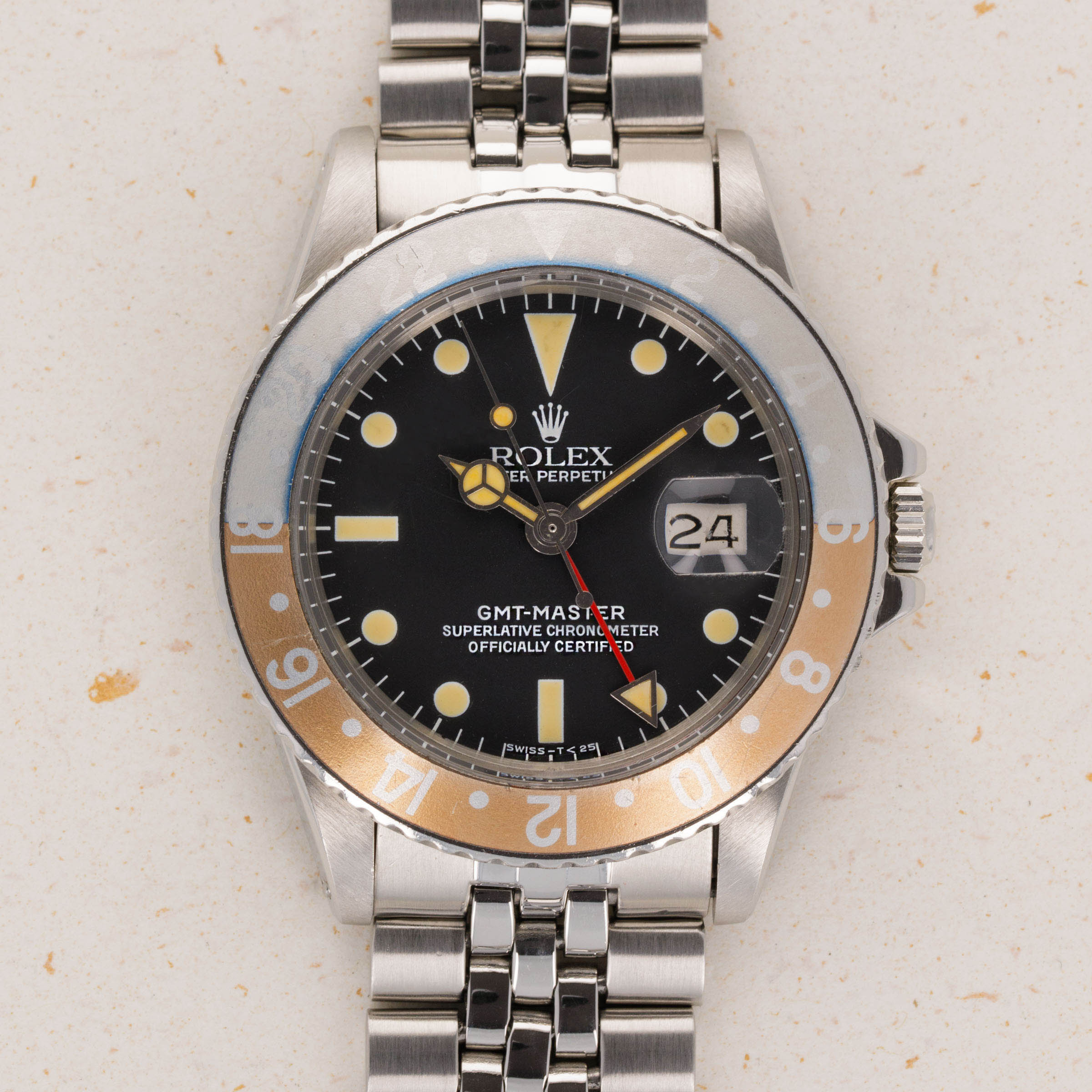 Rolex GMT-Master 1675 Ghost Bezel | Auctions | Loupe This