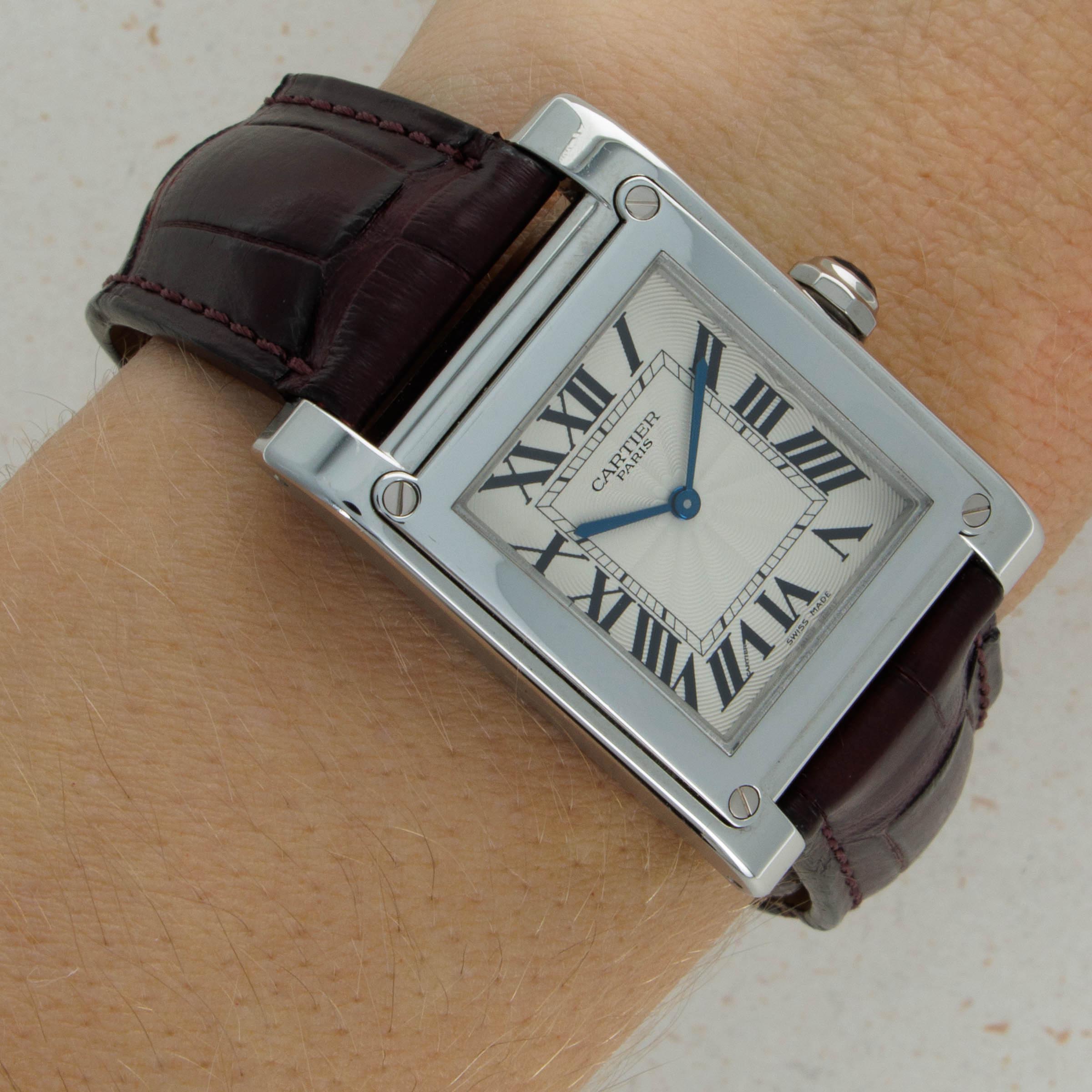 Cartier tank a outlet vis