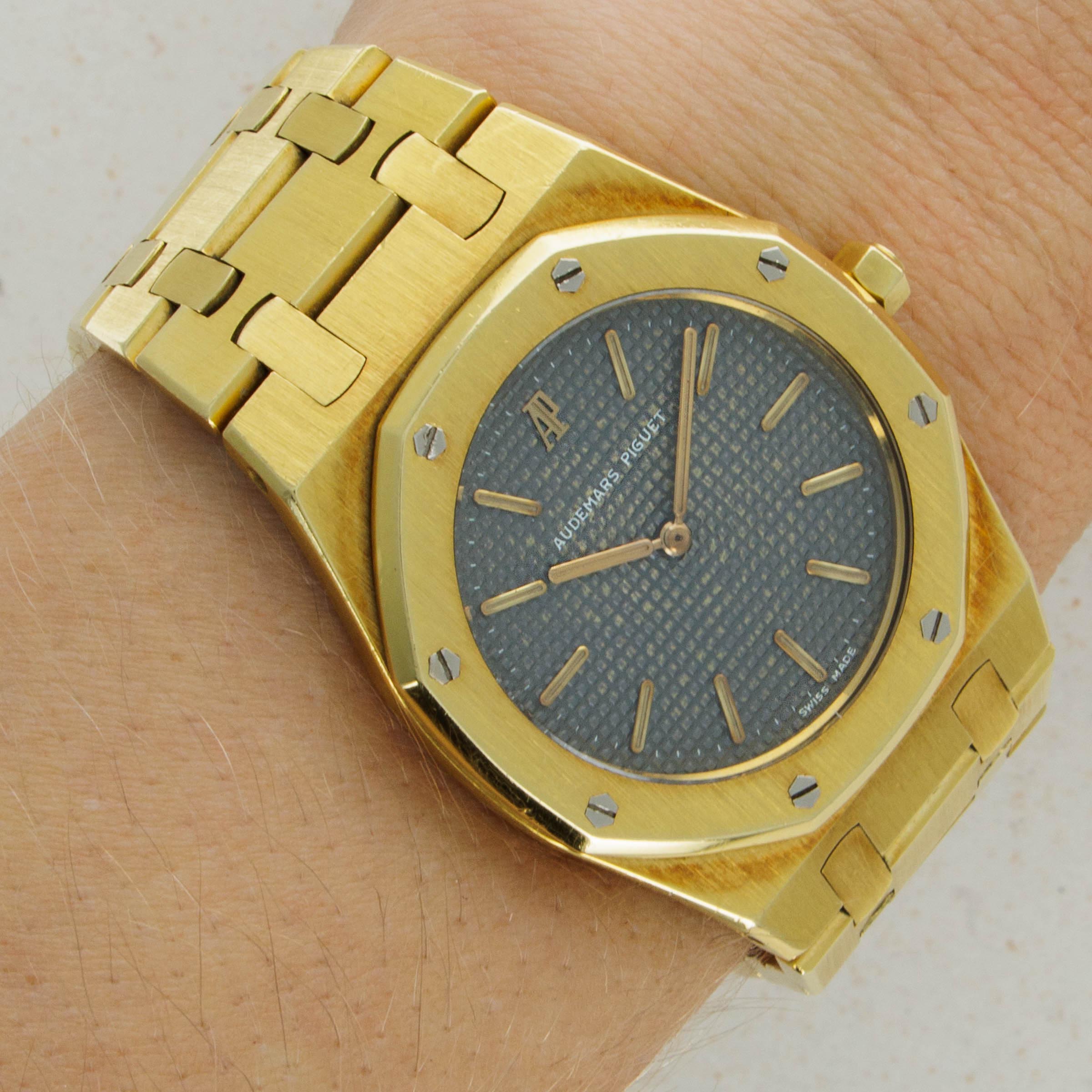 Audemars Piguet Royal Oak 18k YG Quartz 6143BA with Original