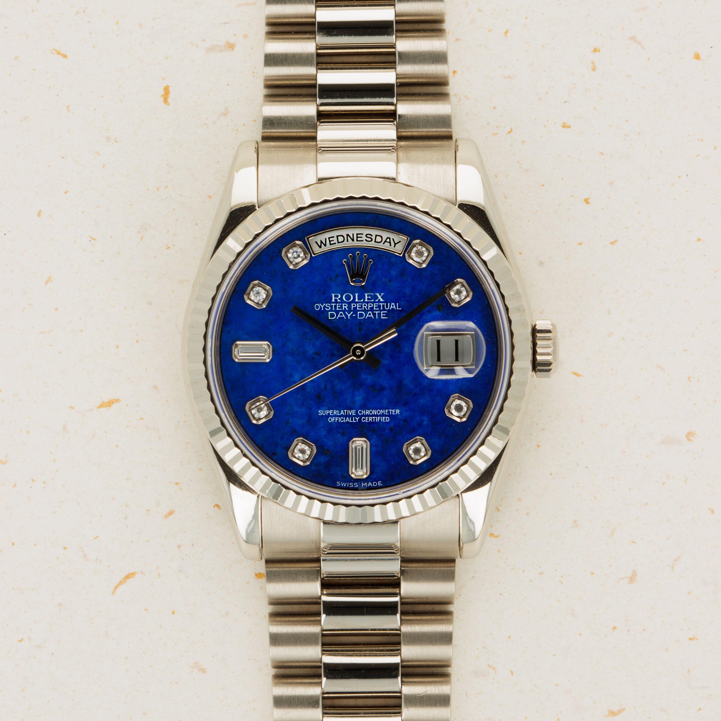 Rolex day date lapis on sale dial