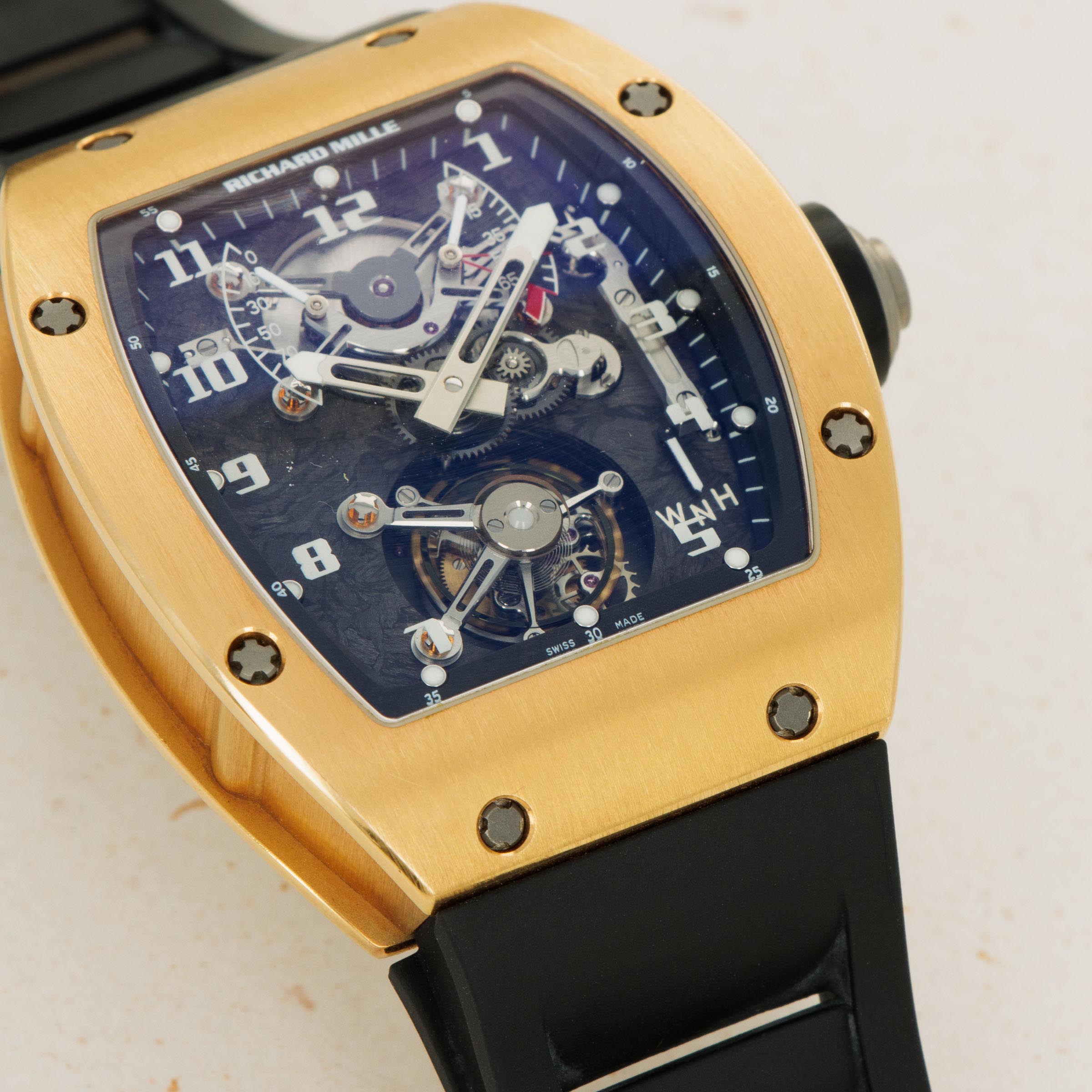 Richard Mille Tourbillon RM002 V2 RG Auctions Loupe This