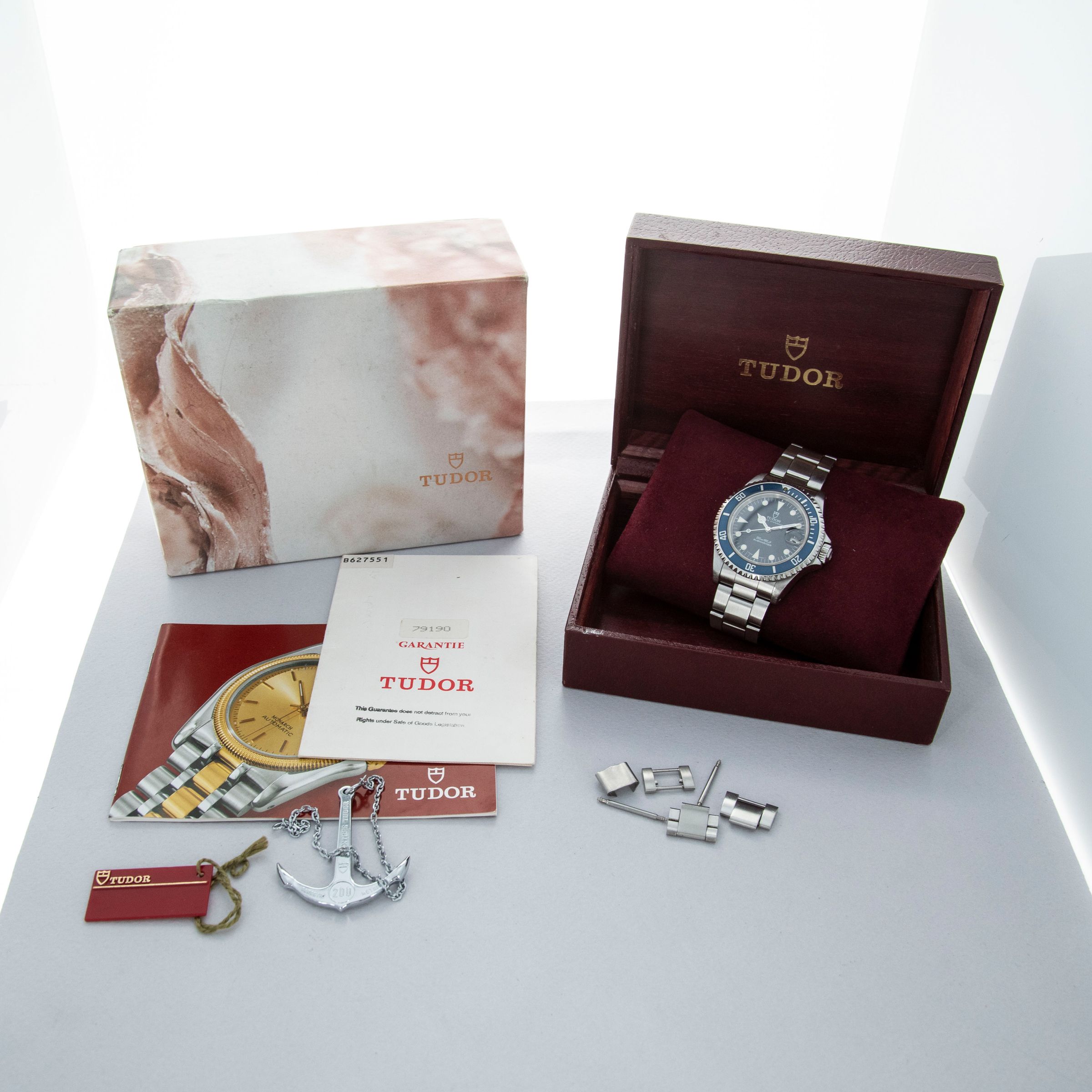 Tudor Submariner Date 79190 Box and Papers | Auctions | Loupe This