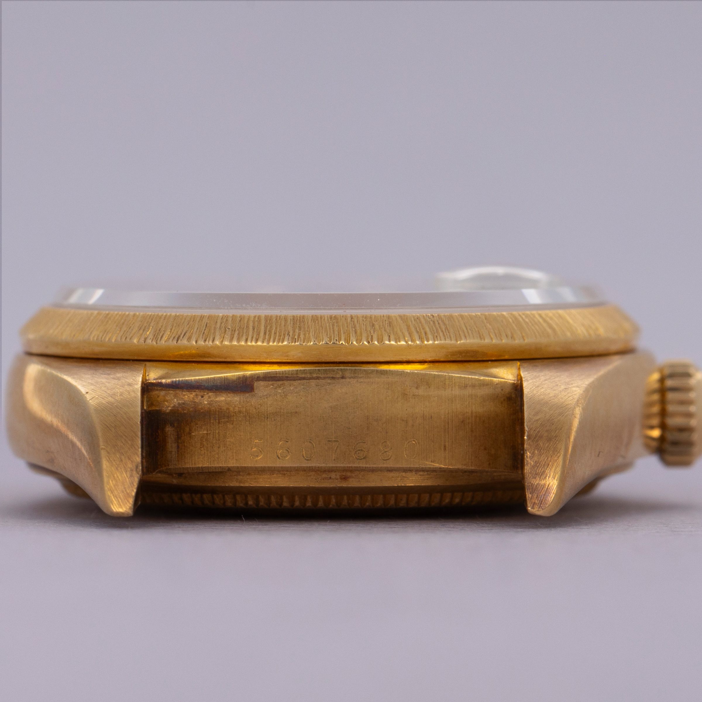 Rolex Day-Date 18078 Green Stella Dial Bark Bezel 18k YG