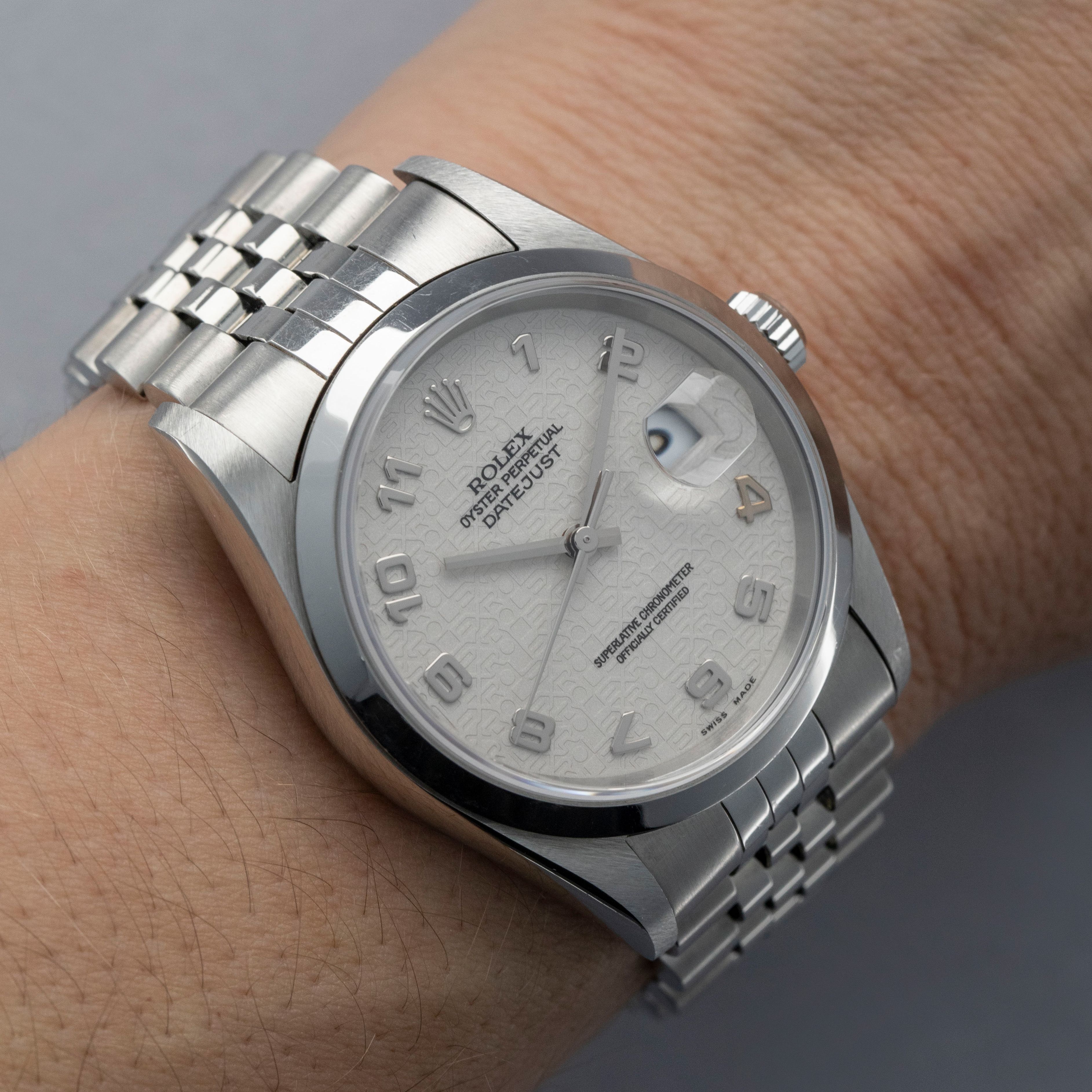 Rolex Datejust 16200 Computer Dial Arabic Indexes | Auctions