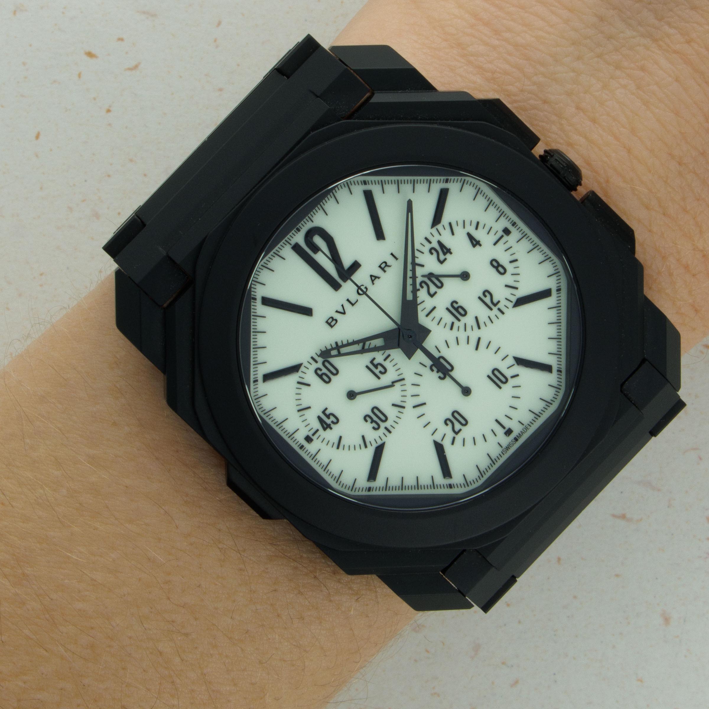 Bulgari Octo Finissimo Chronograph GMT Ceramic for Revolution