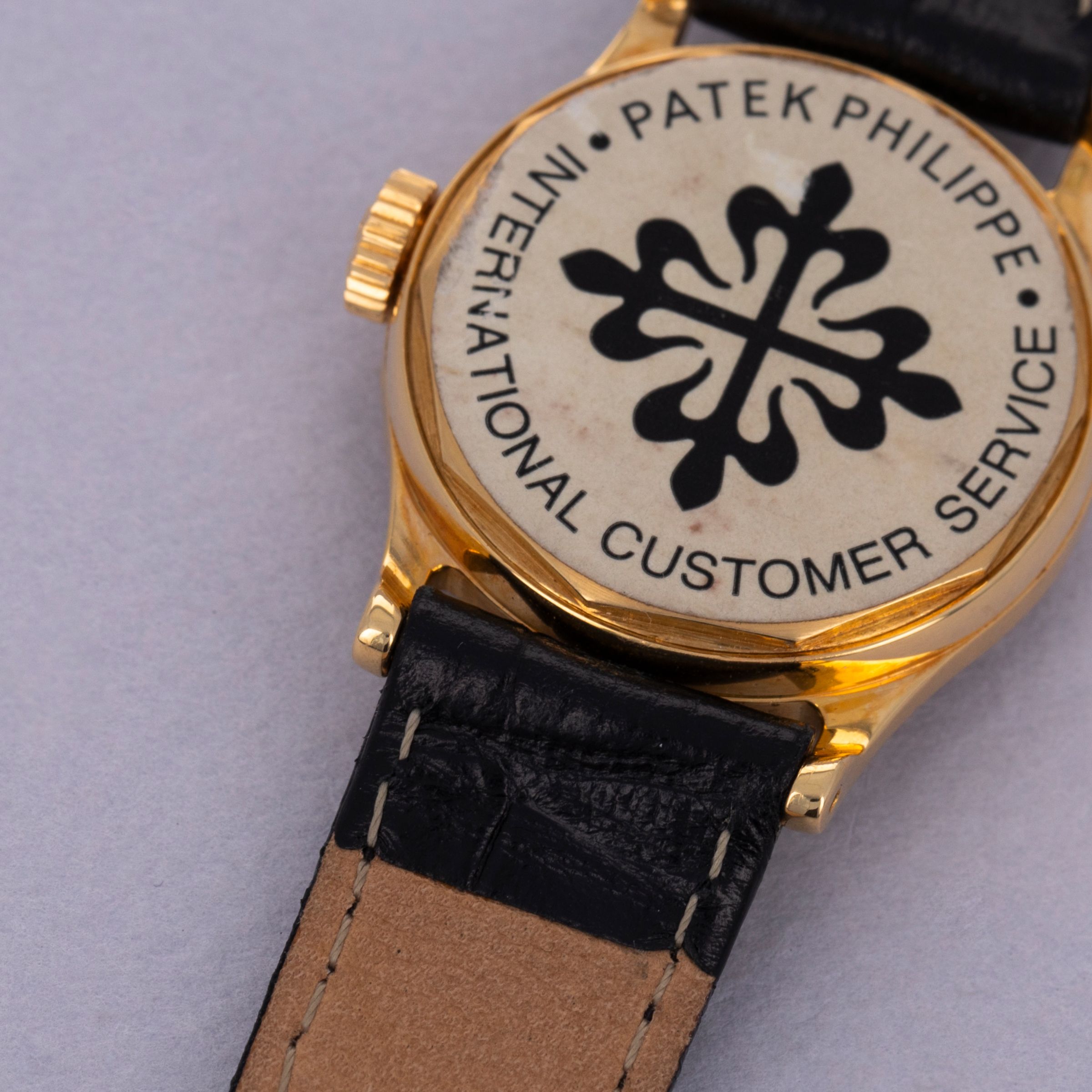Patek Philippe Calatrava 438 Champagne Stick Dial 18k YG