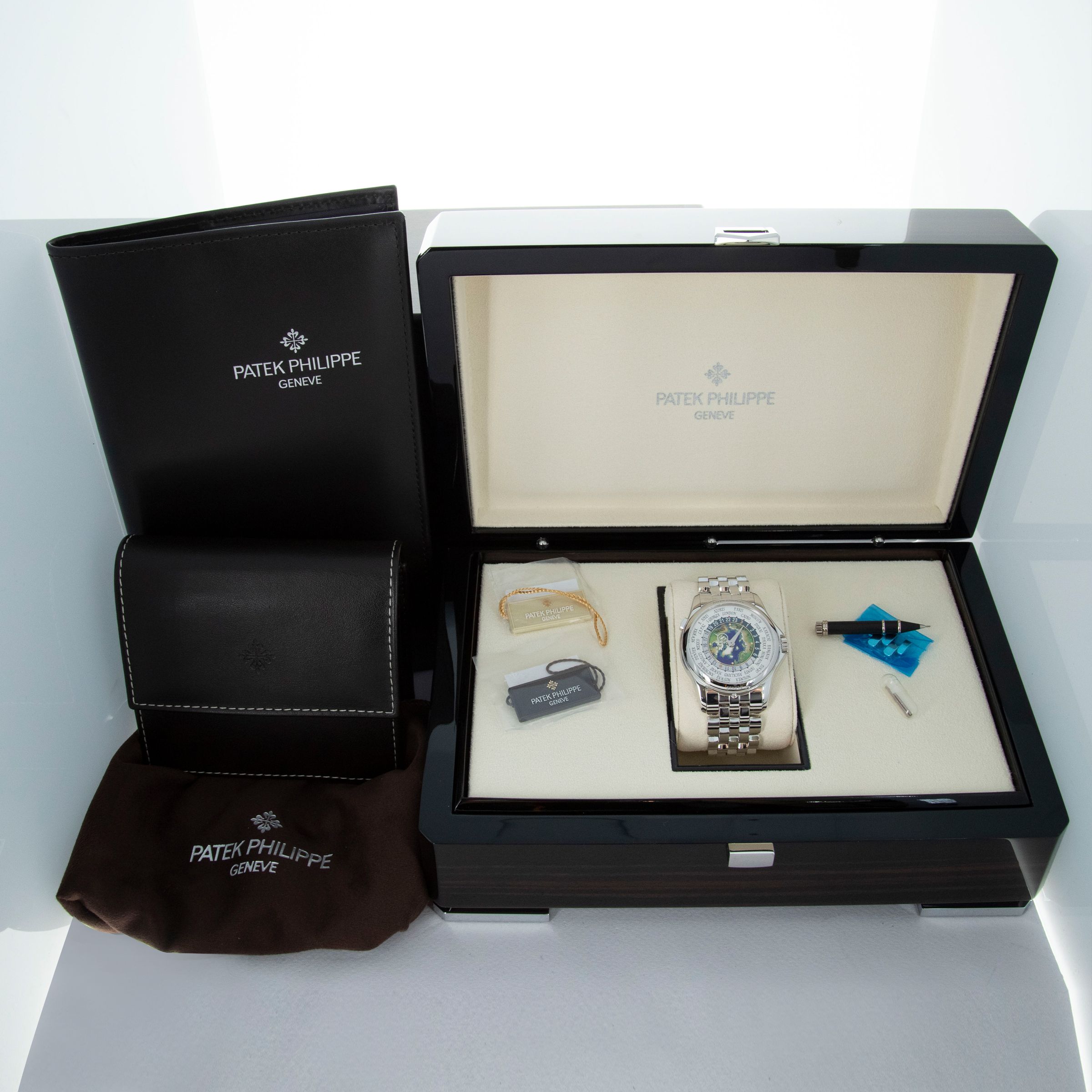 Patek Philippe World Time 5131/1P-001 Cloisonne Dial Platinum