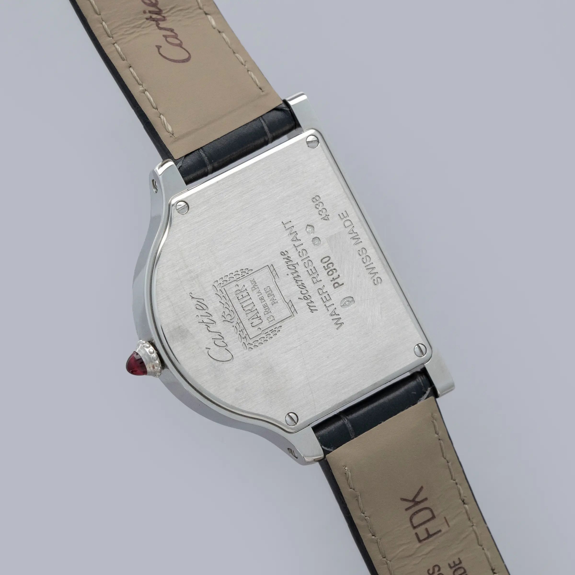 Cartier Cloche WHCC0009 13 Rue de la Paix Salmon Dial LE Platinum