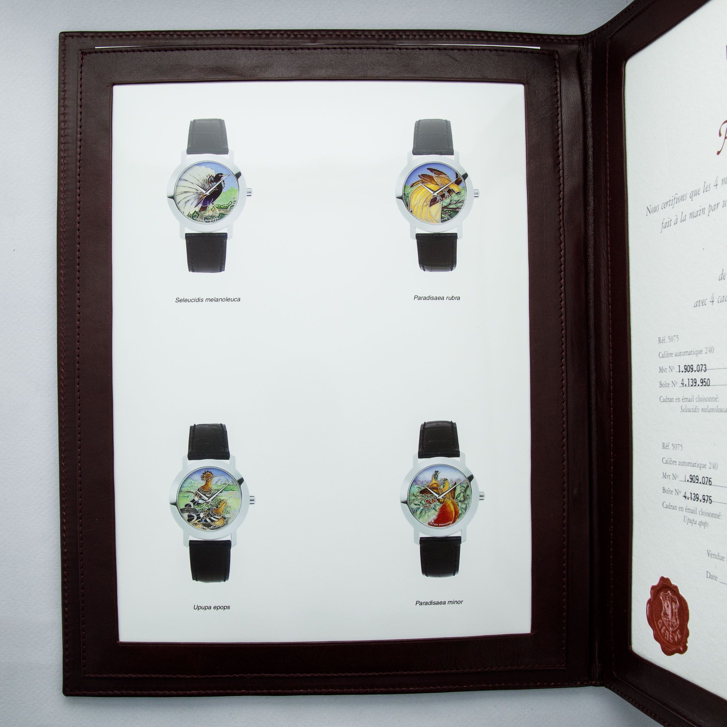 PATEK PHILIPPE コレクションボックス Patek Philippe Four Watch Presentation Box Set with Folio