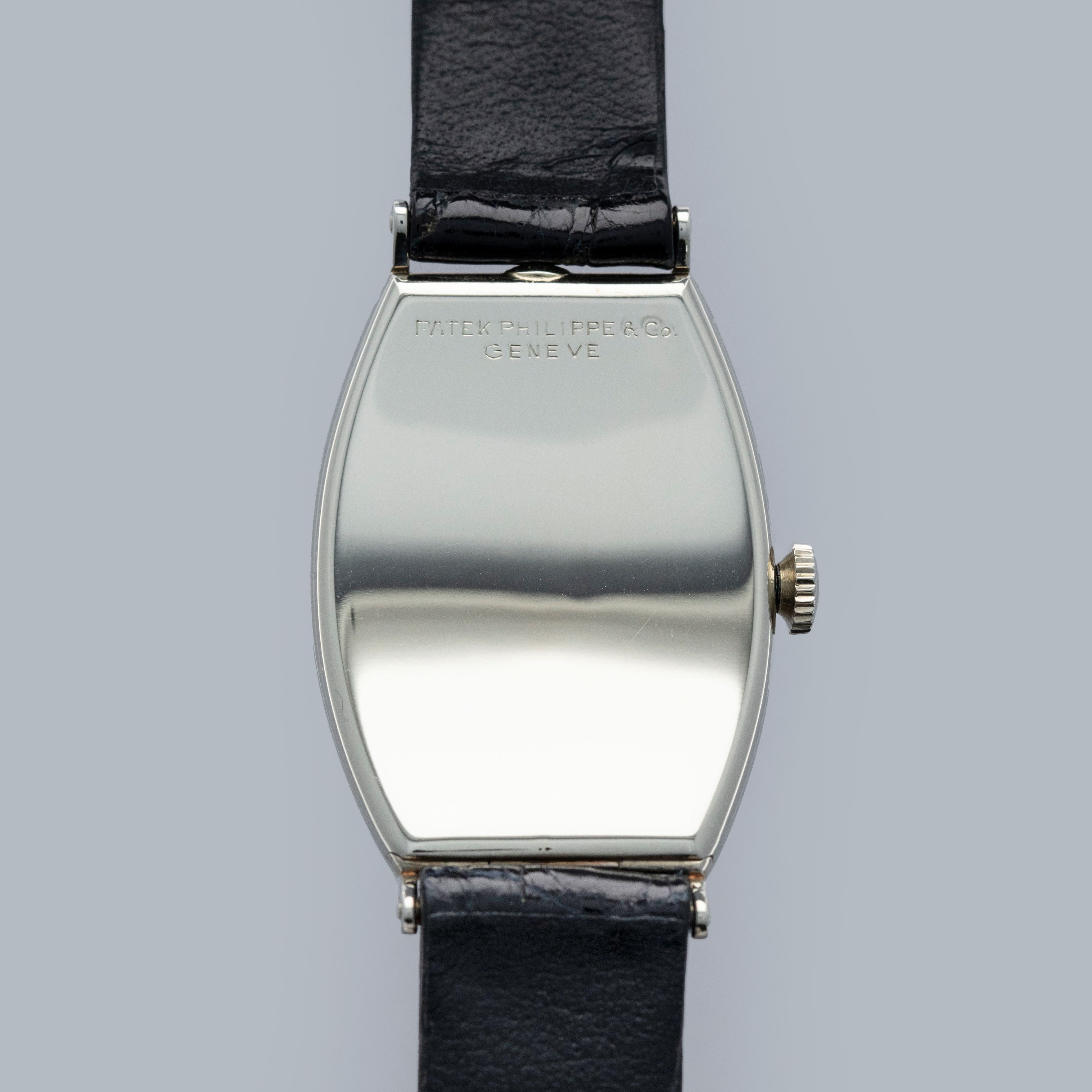 Patek Philippe Tonneau Shaped Sector Dial 18k WG | Auctions