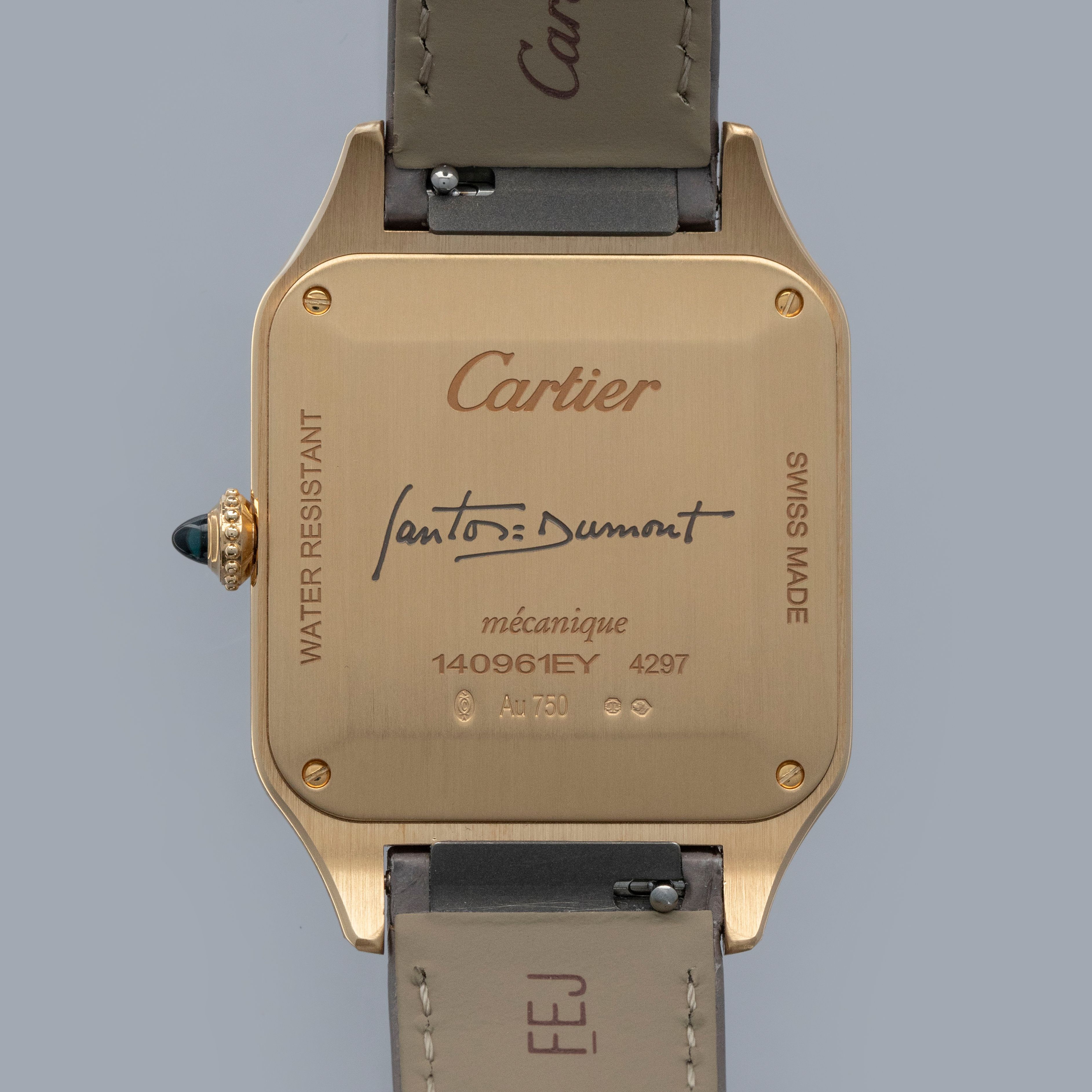 Cartier Santos Dumont Lacquer Case WGSA0097 18k YG | Auctions