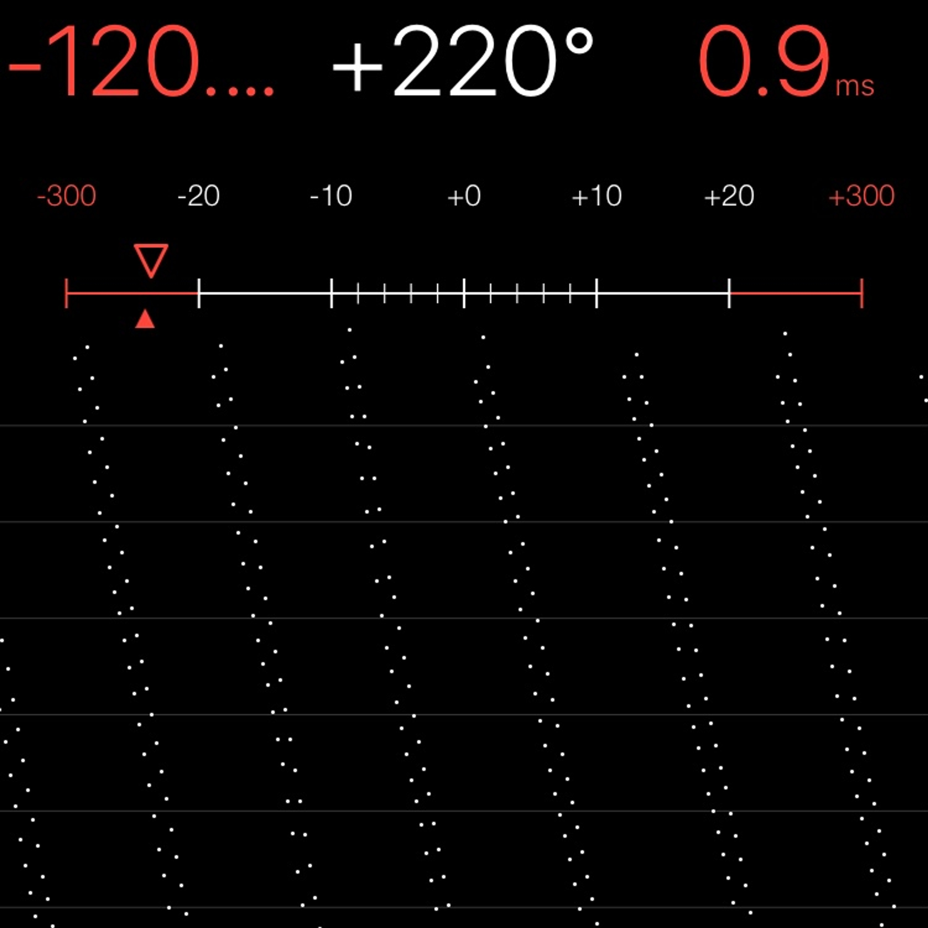 TIMING MACHINE READOUT
