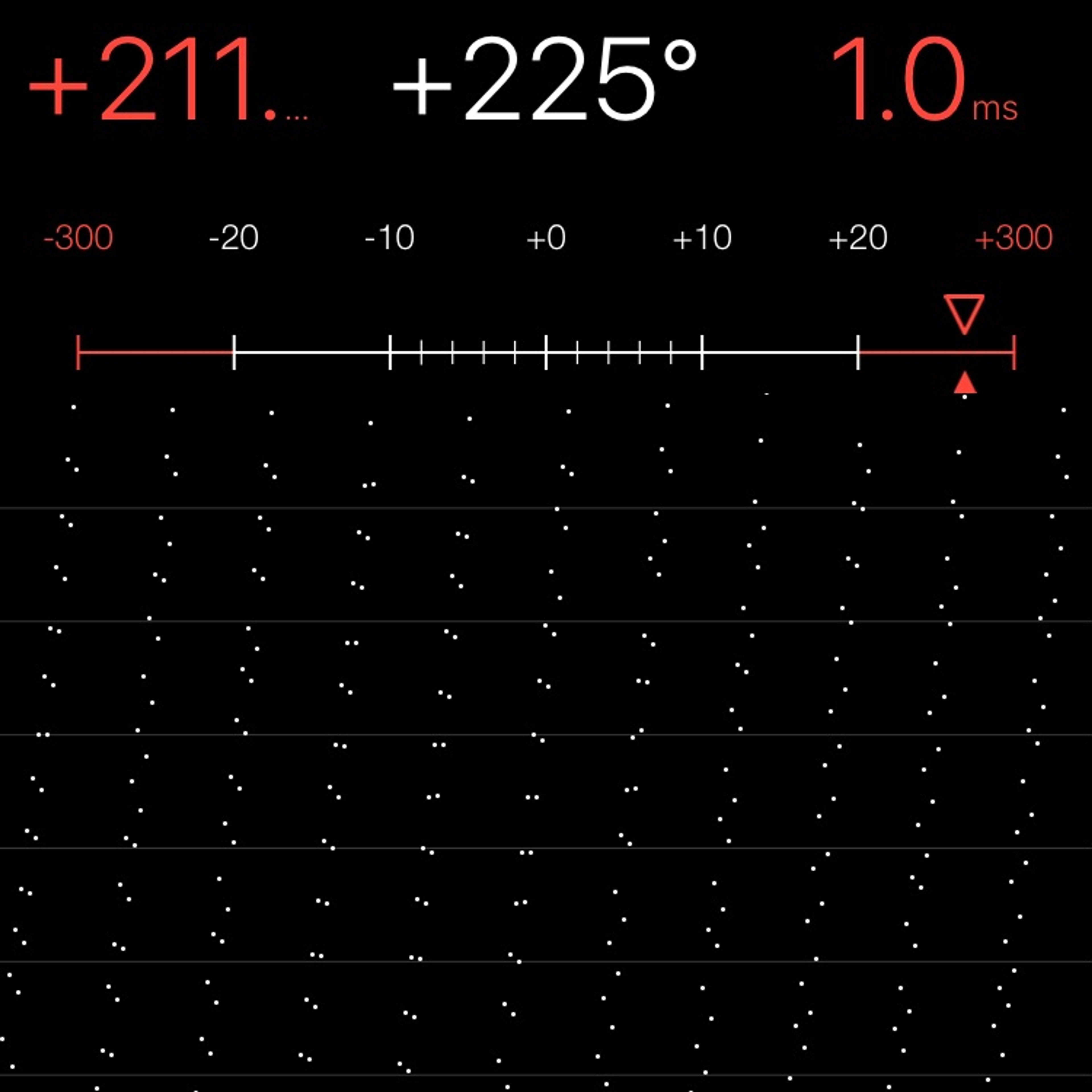 TIMING MACHINE READOUT