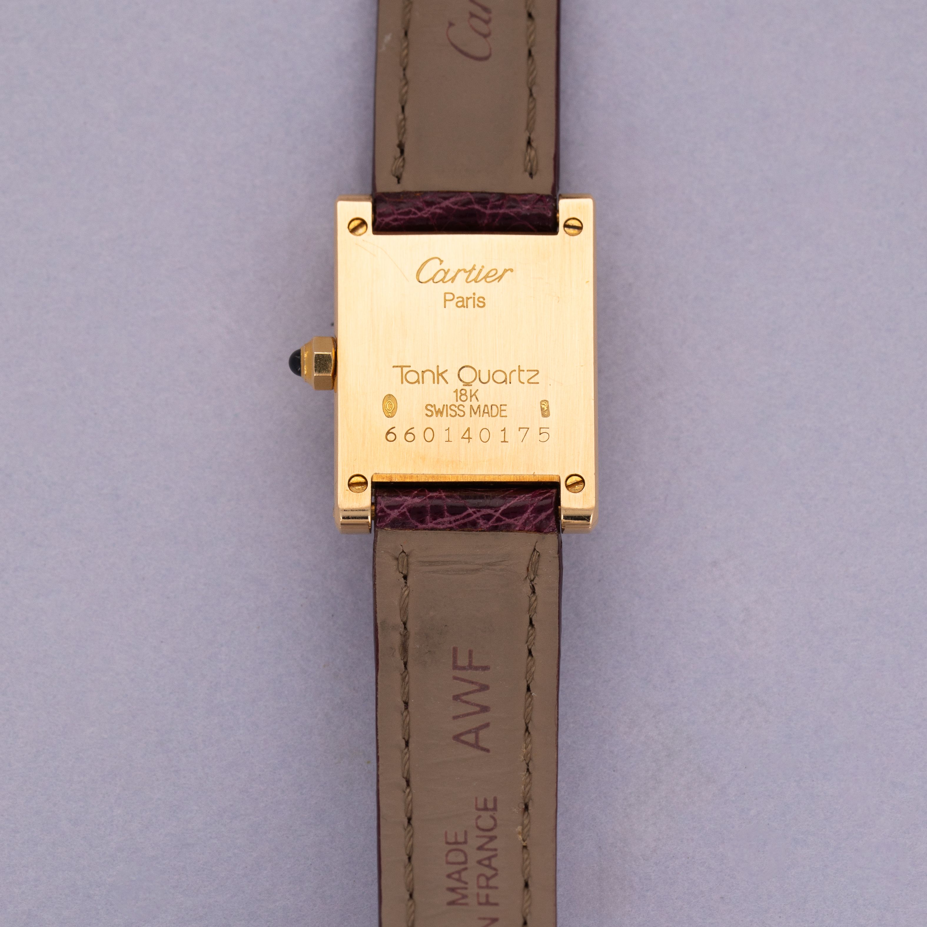Cartier Tank Normale 66014 Ladies Quartz 18k YG | Auctions | Loupe