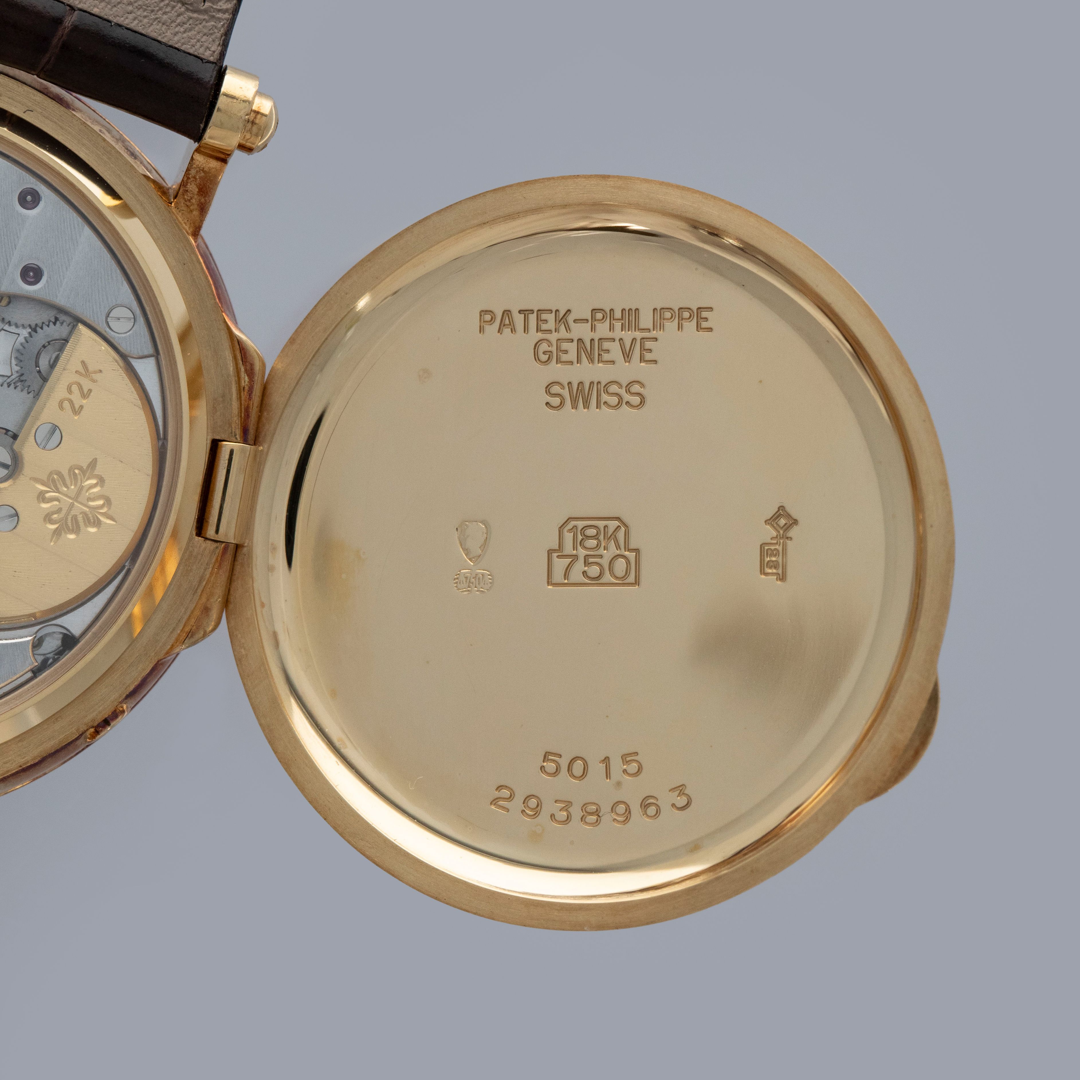 Patek Philippe Moonphase 5015J 18K YG with Extract from the