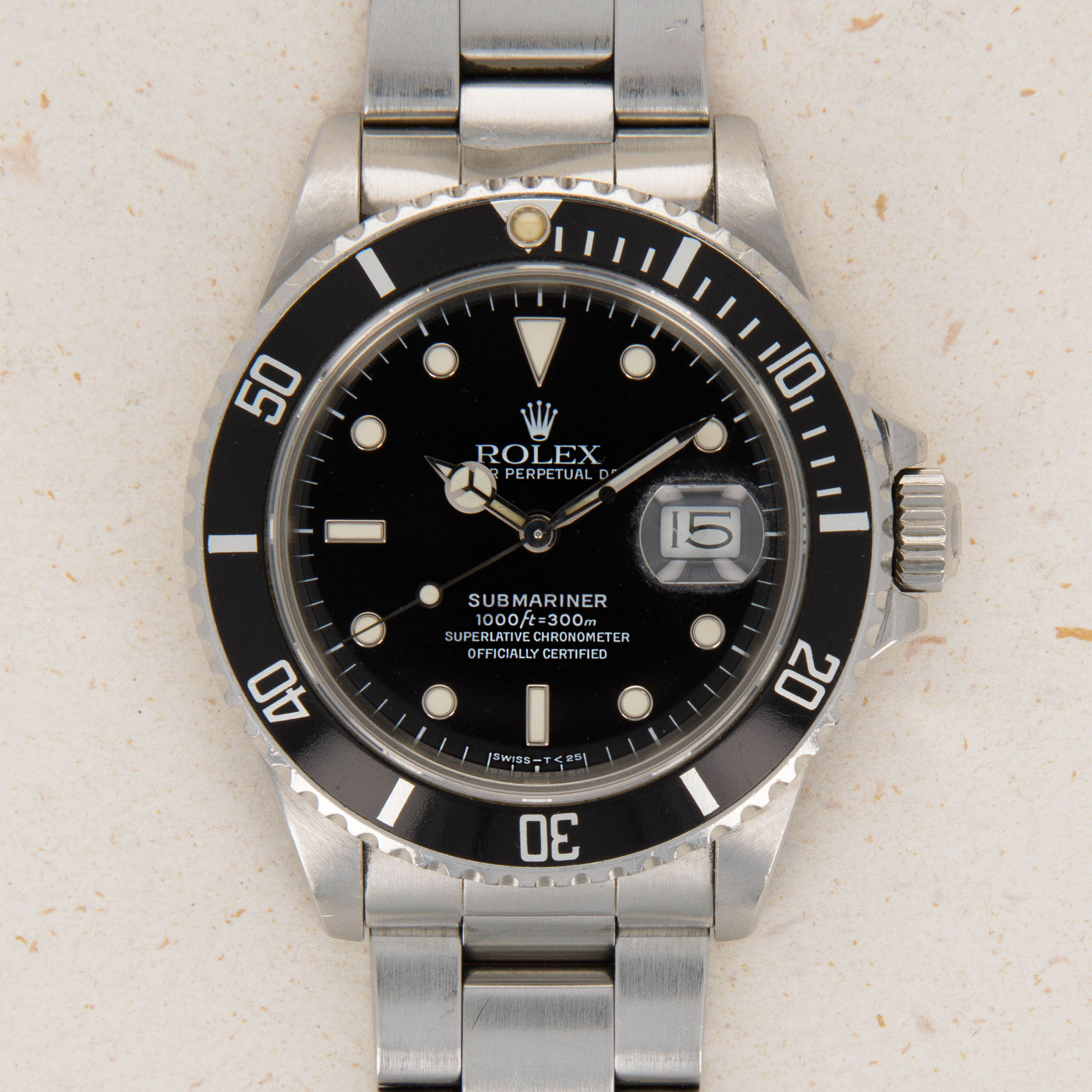 Rolex submariner sale date 16800