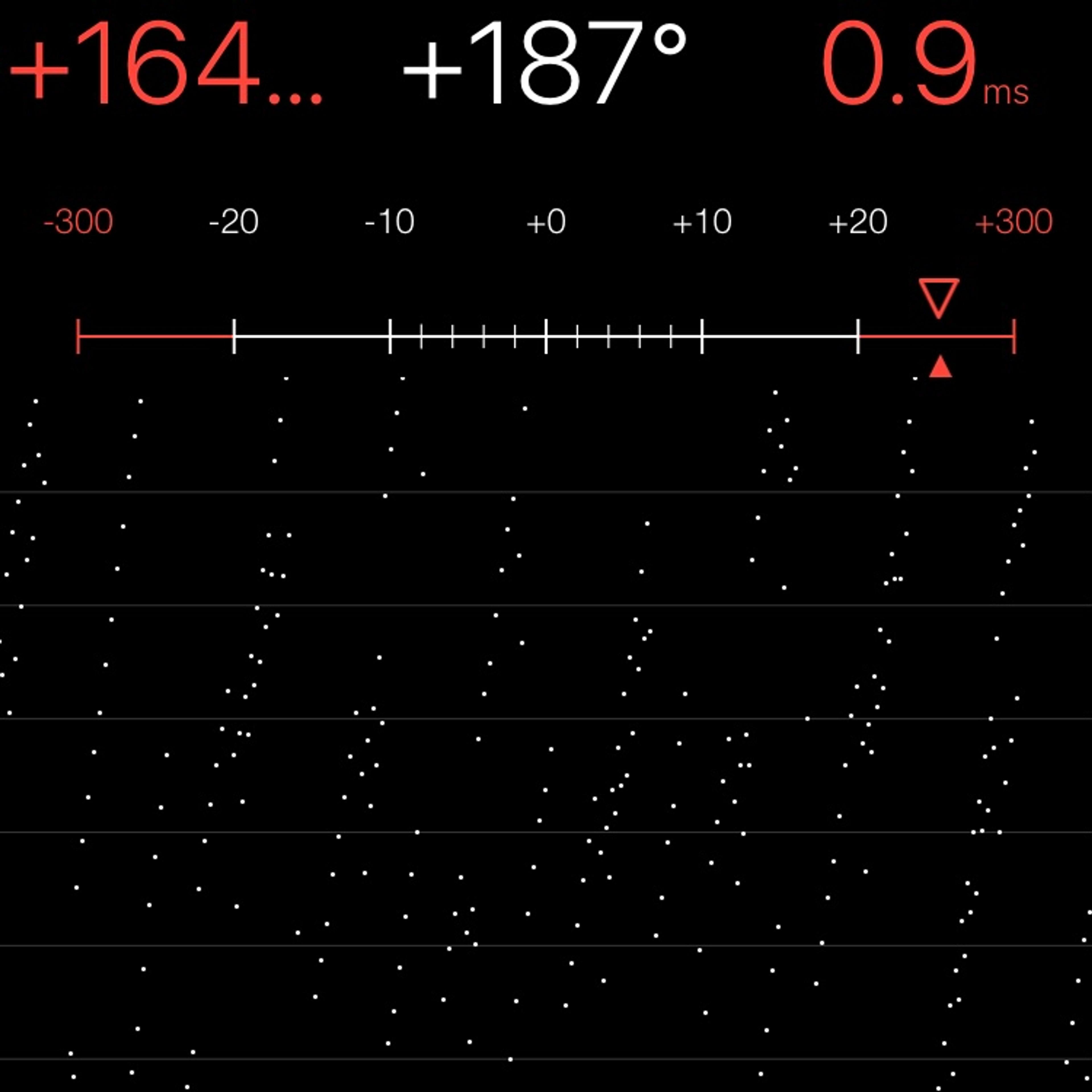 TIMING MACHINE READOUT