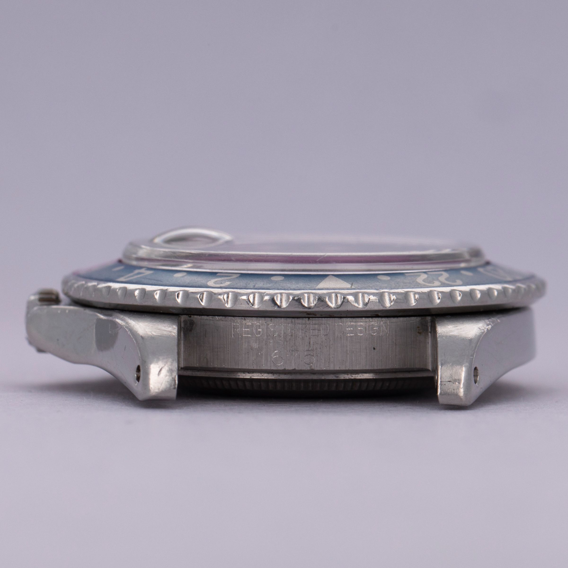 Rolex GMT-Master 1675 Fuchsia Bezel Mk1 Dial Box and Papers
