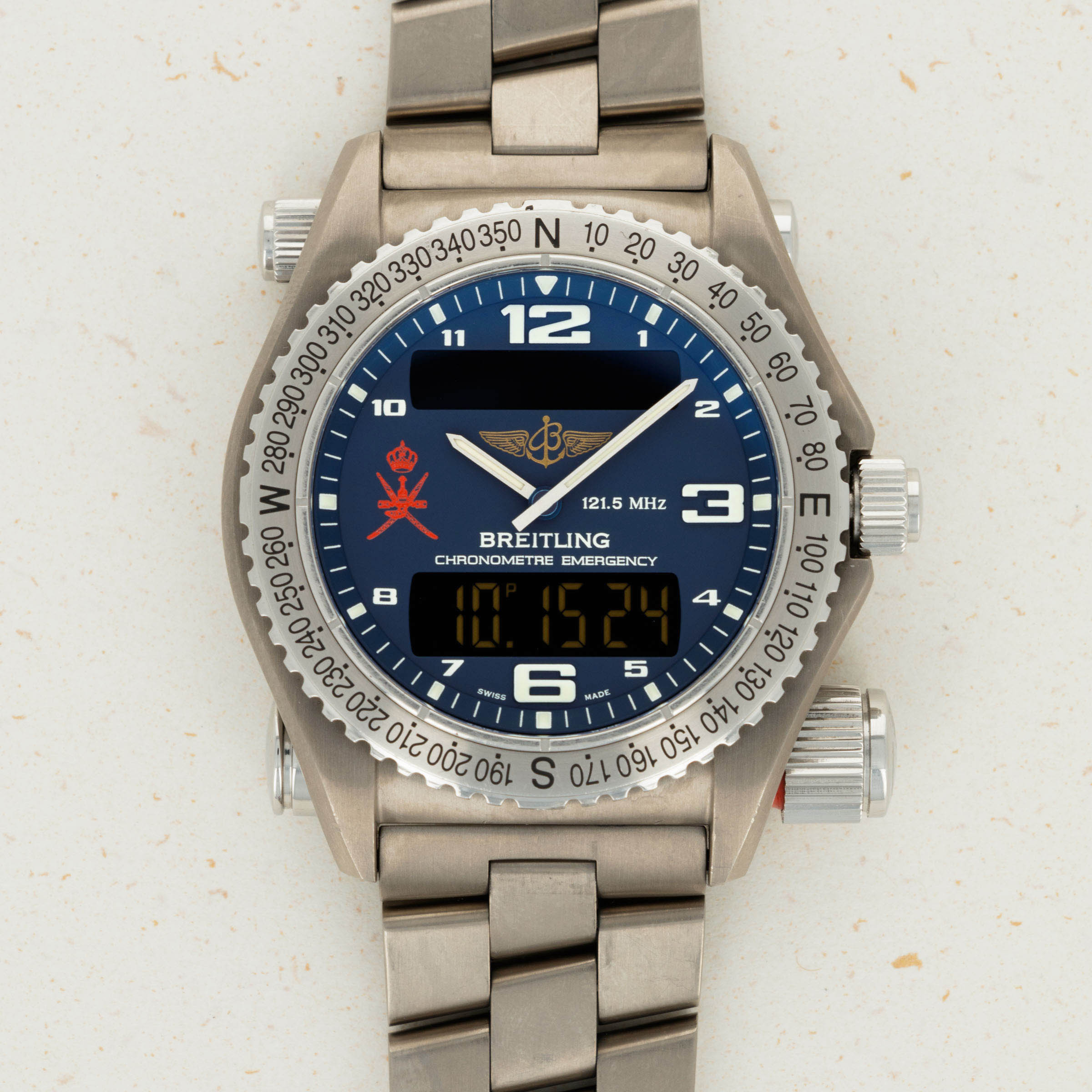 Breitling Emergency E76321 Oman Royal Airforce | Auctions | Loupe This