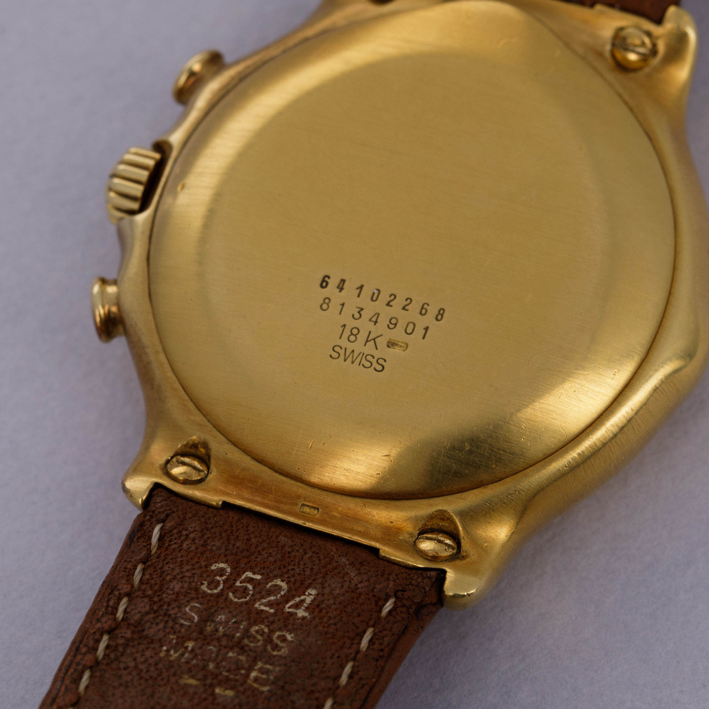18K Yellow Gold Ebel 1911 Chronograph Ref. 8134901 Men's