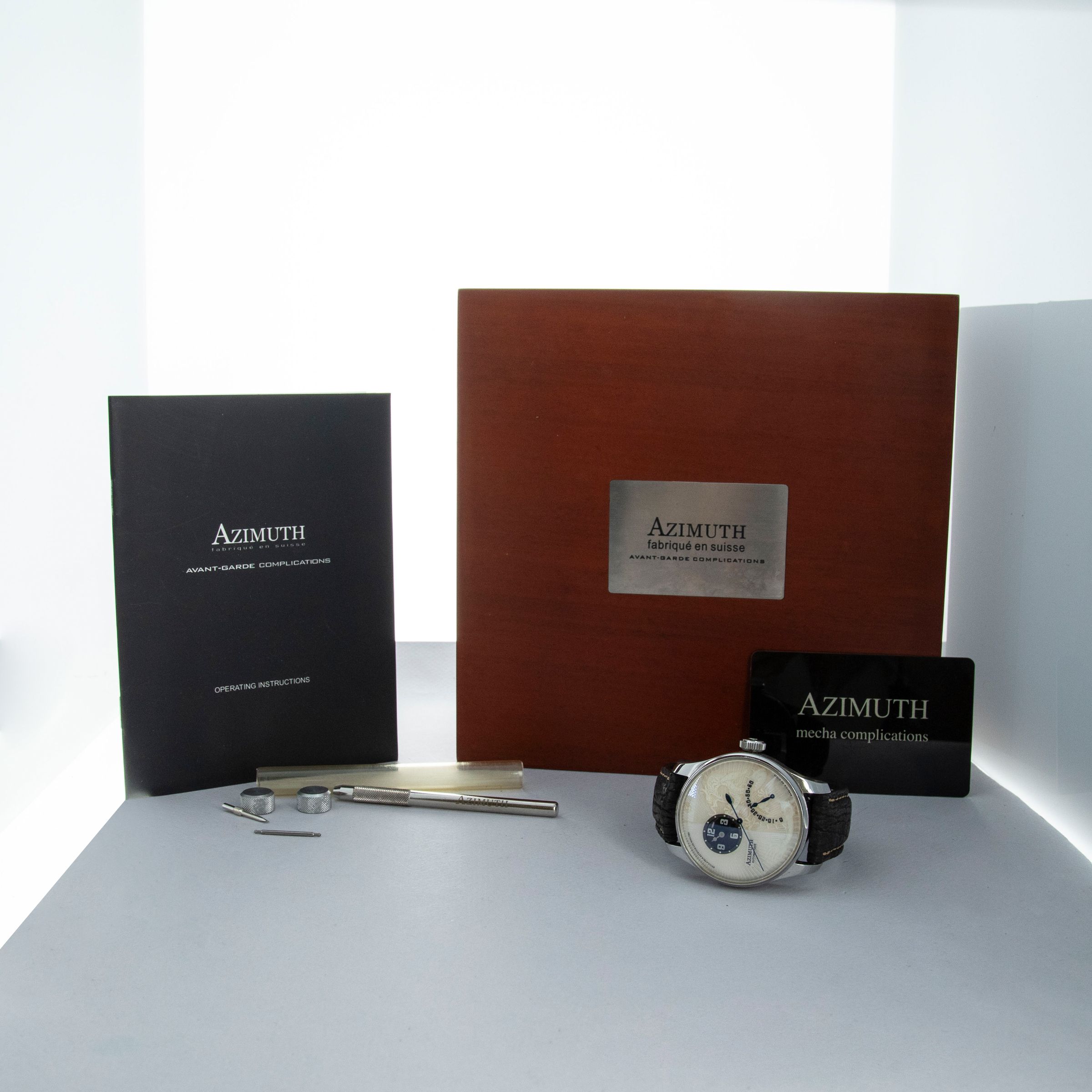AZIMUTH REGULATEUR RETROGRADE MINUTES DRAGON MOP DIAL | Auctions