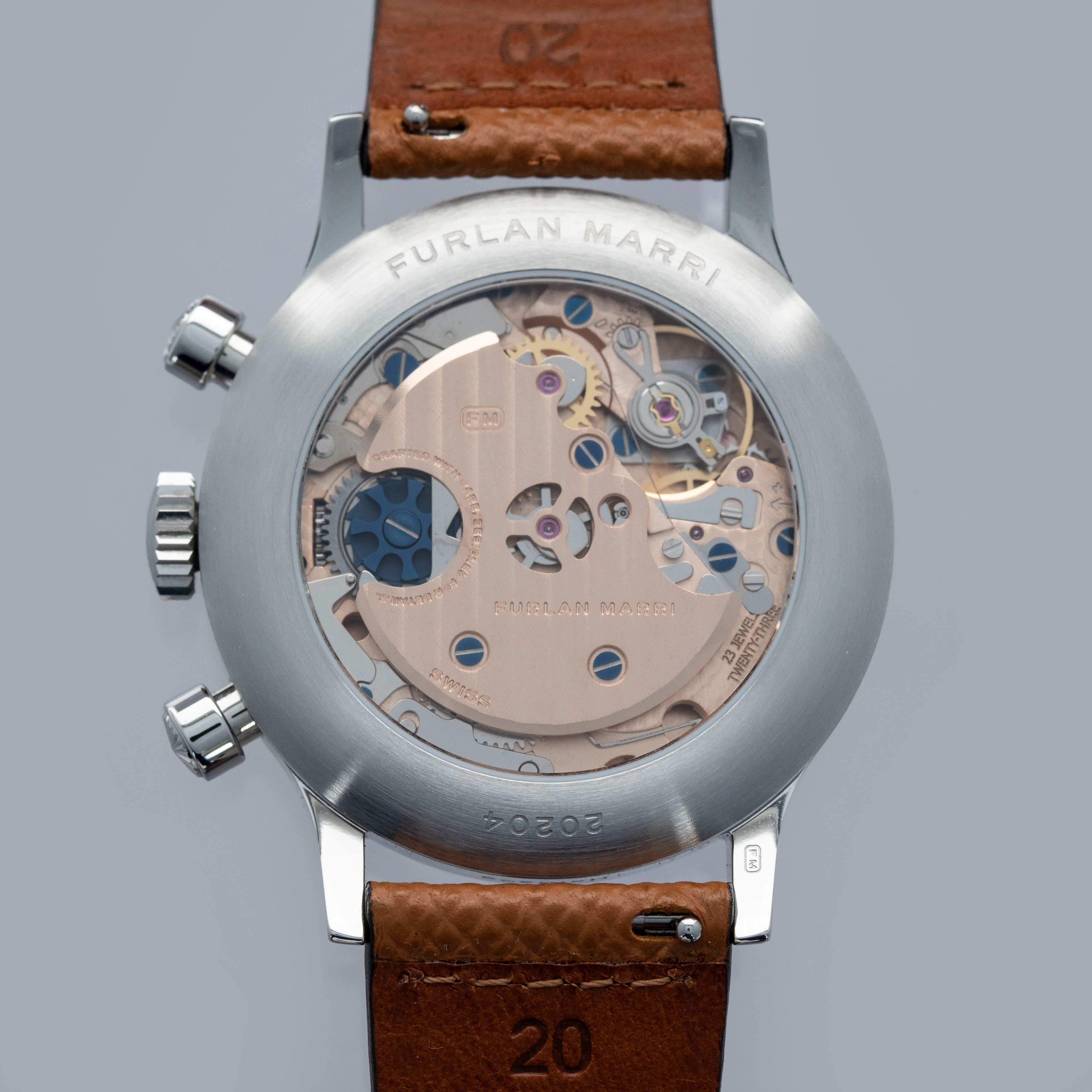 Furlan Marri x Auro x Revolution 3188-A Salmon Flyback Chronograph