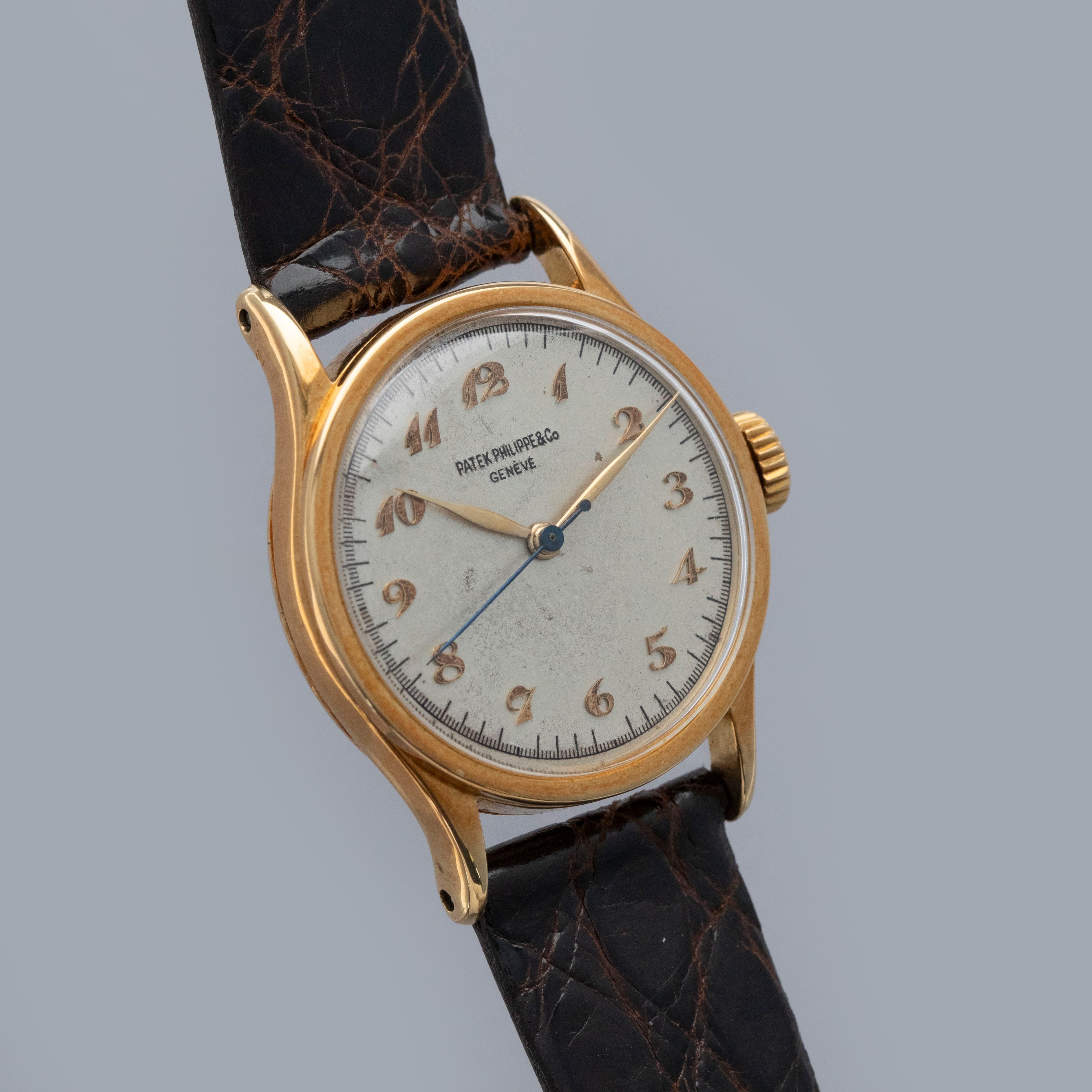Patek Philippe Calatrava 96 Breguet Dial 18k YG with Extract of