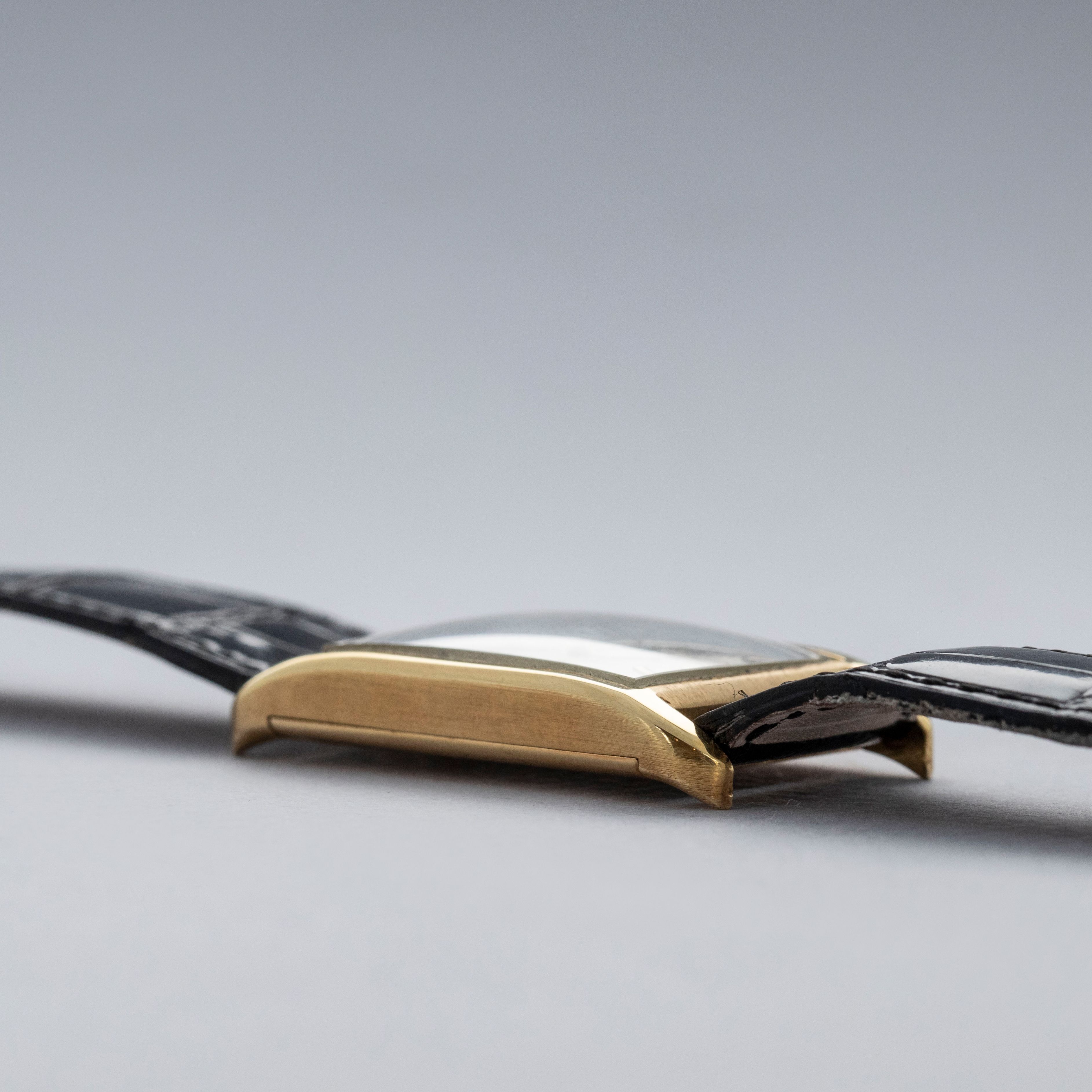 Patek Philippe Rectangular 2434J 18k YG with Extract of the
