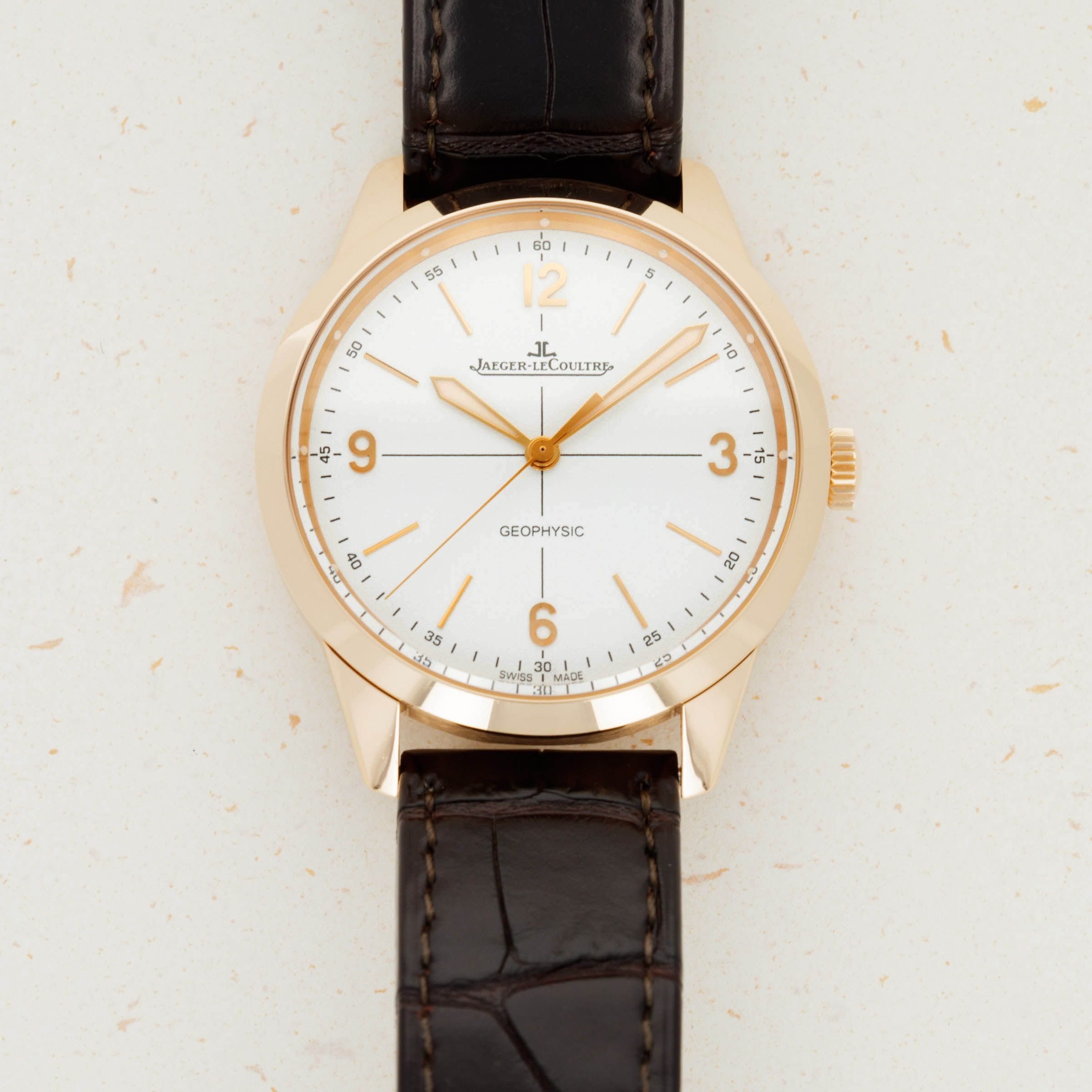 JLC Geophysic 1958 Pink Gold Limited Edition Auctions Loupe This