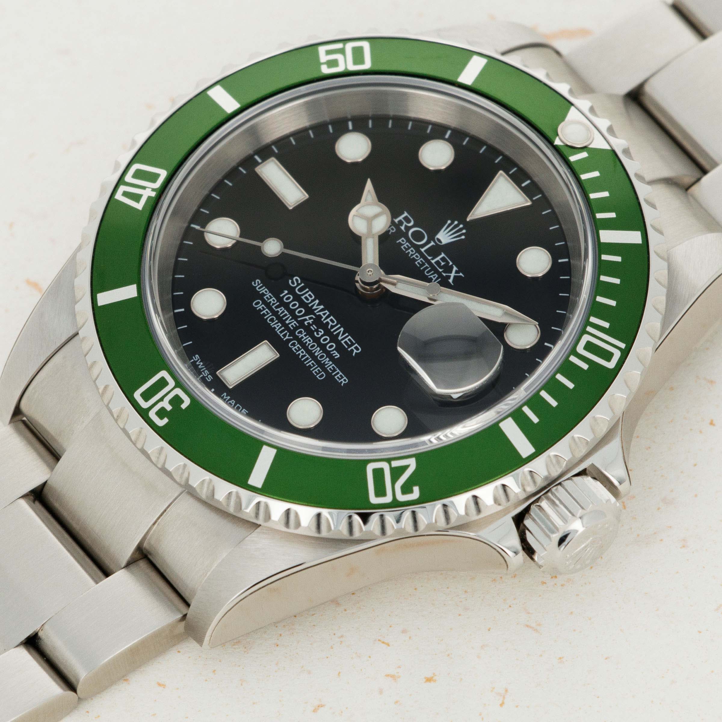 Rolex kermit clearance values