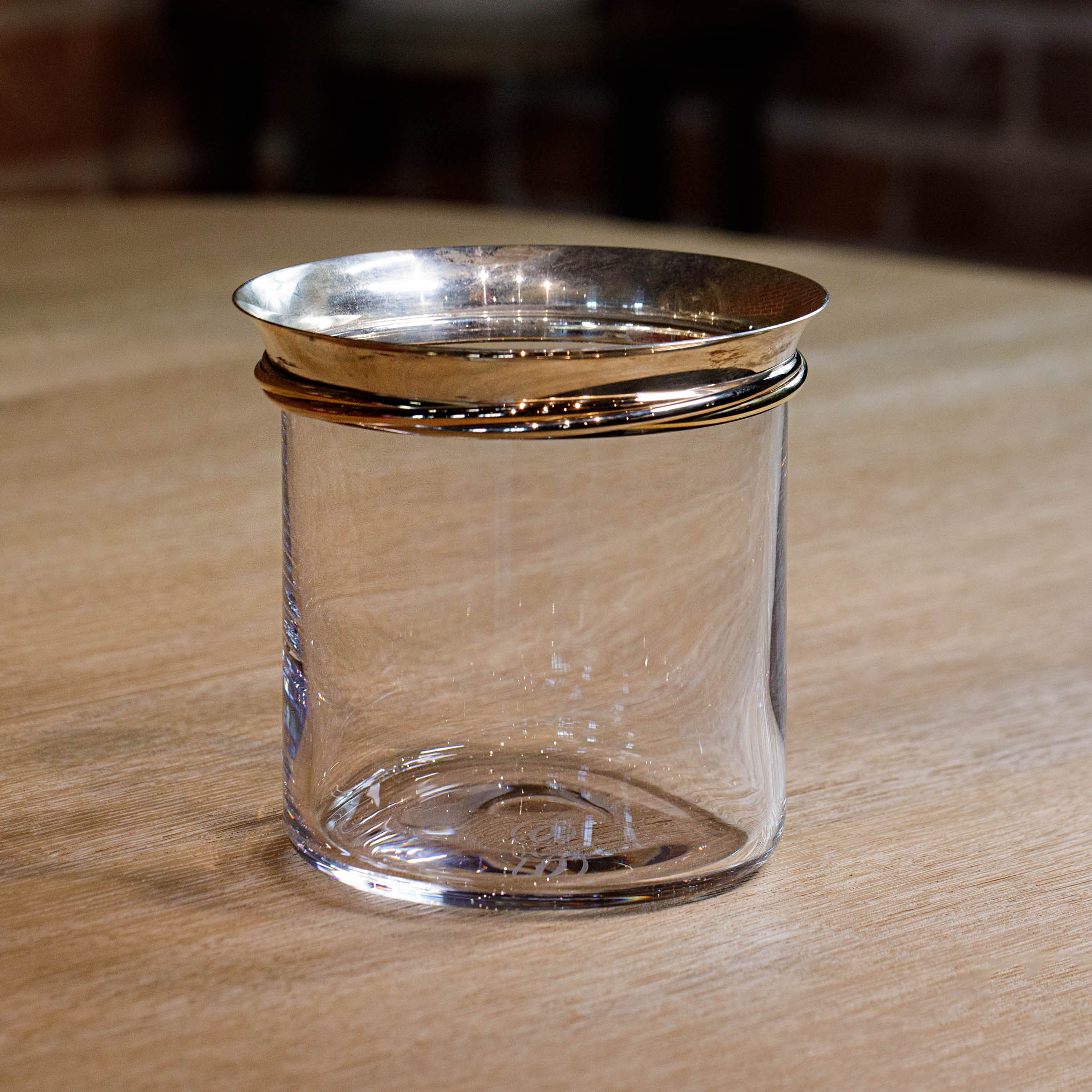 Sterling Silver and Crystal Trinity Ice Bucket