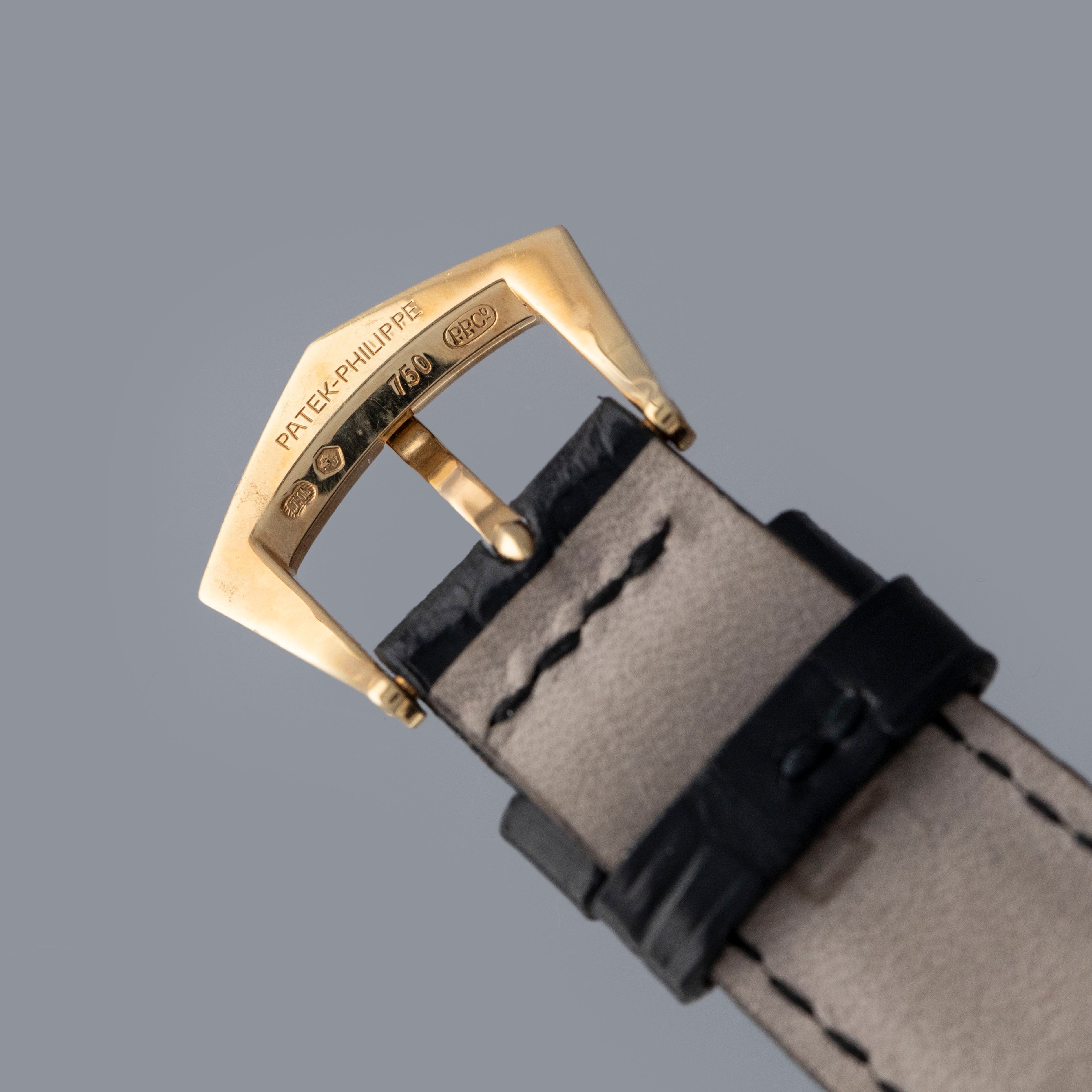 Patek Philippe Rectangular 2434J 18k YG with Extract of the