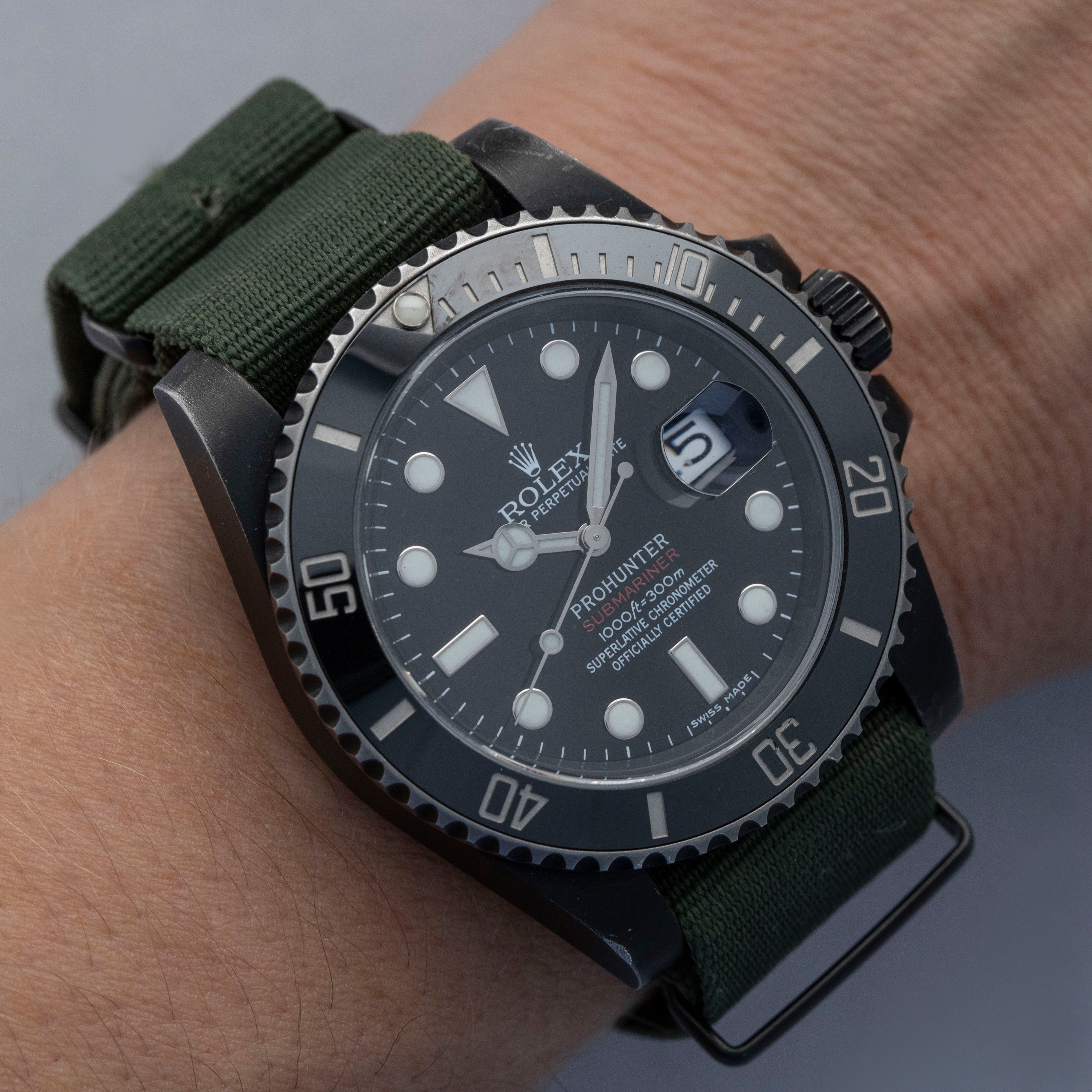 Rolex Submariner Date 116610 Customized by Prohunter | Auctions