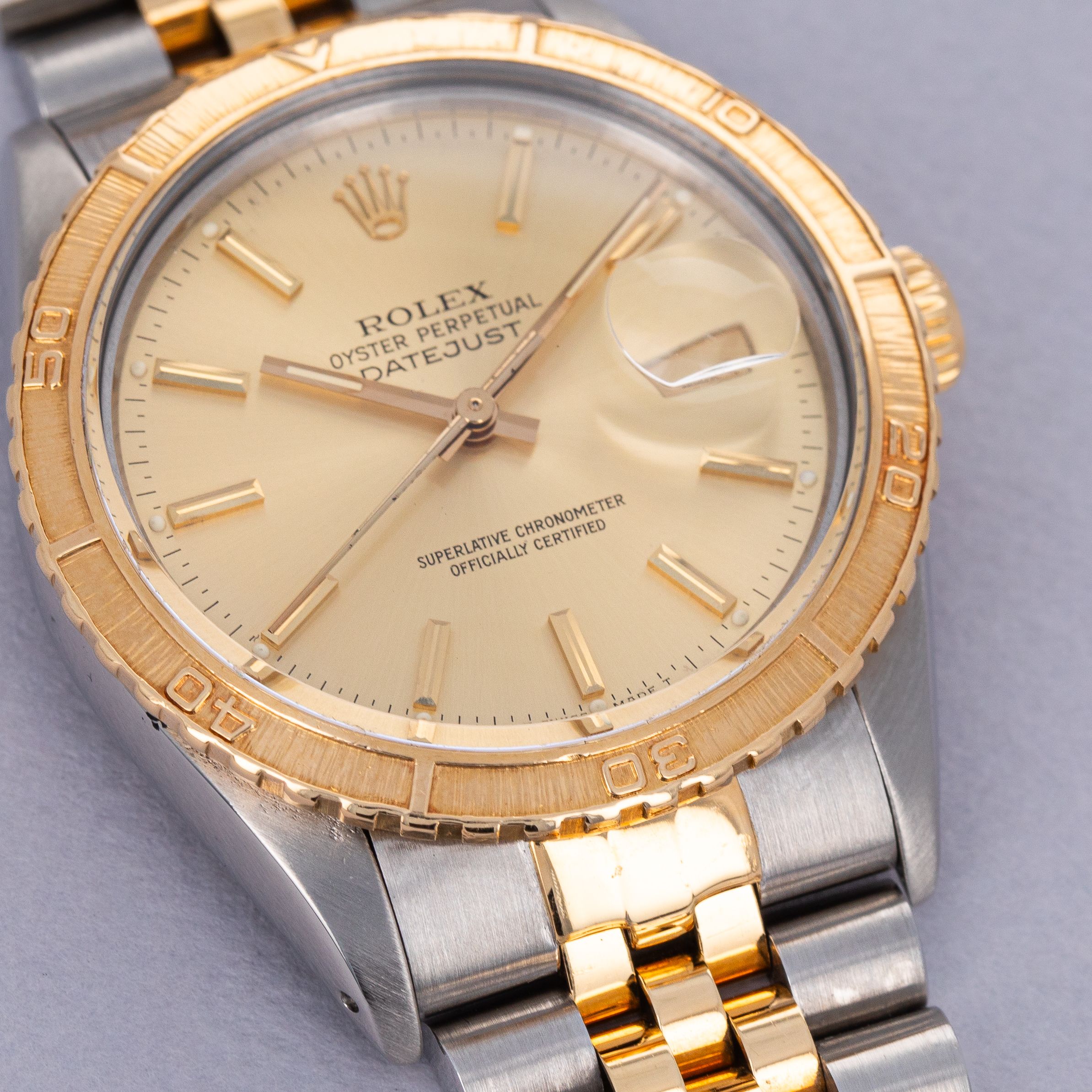 ローリングス Rolex Datejust Turn-O-Graph Thunderbird 16253 – HODINKEE Shop