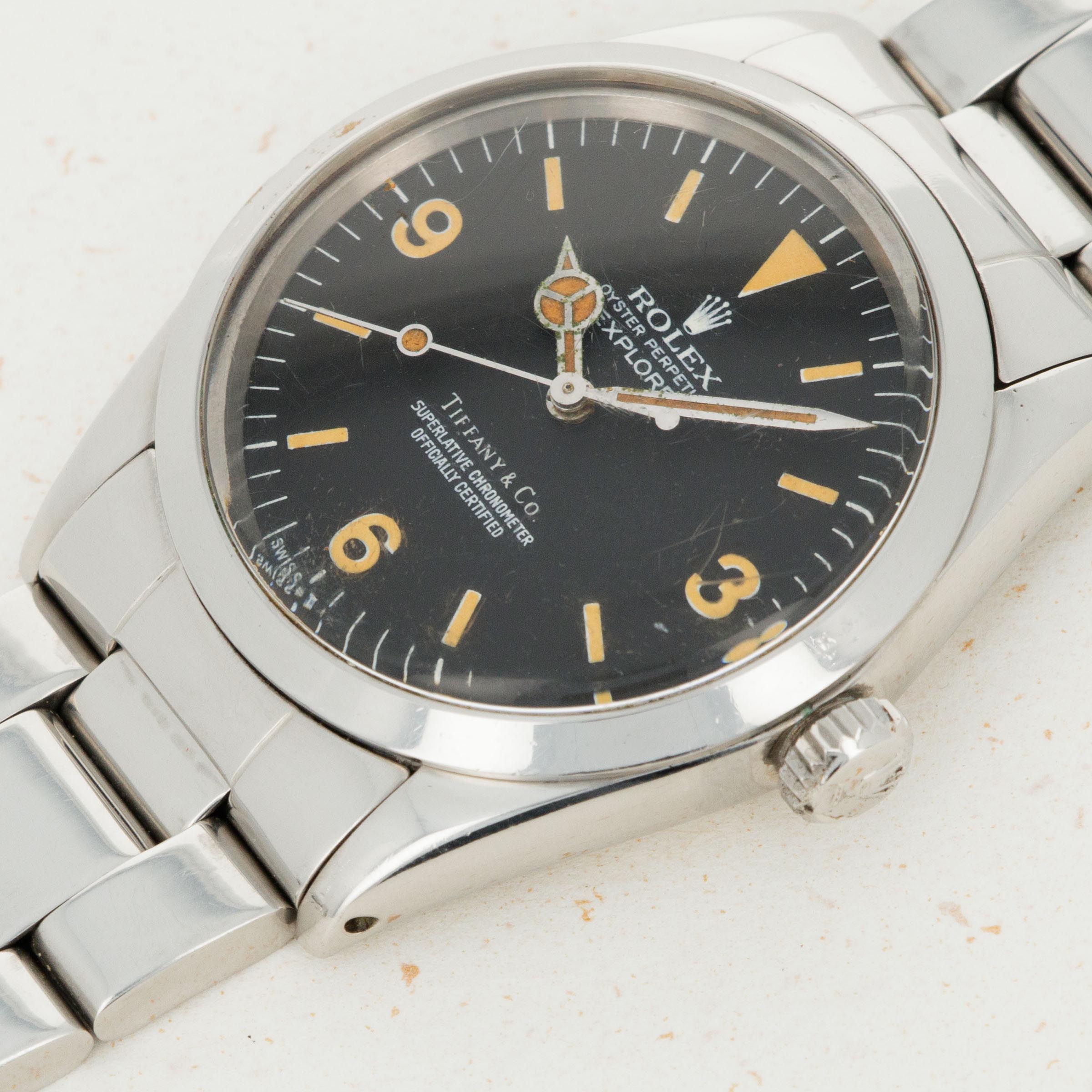 Rolex Explorer 1016 Retailed by Tiffany Co. Auctions Loupe This