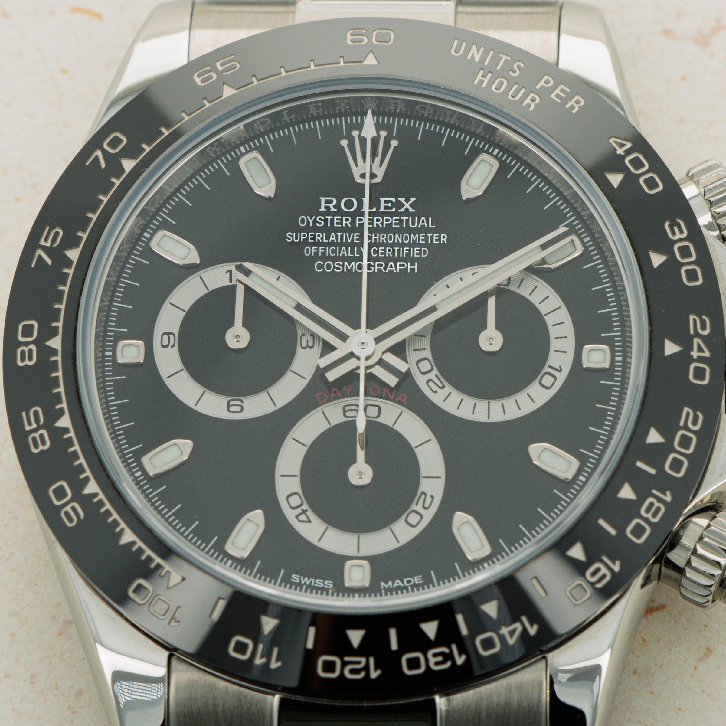 Rolex Daytona 116500LN Black Dial Box and Papers | Auctions