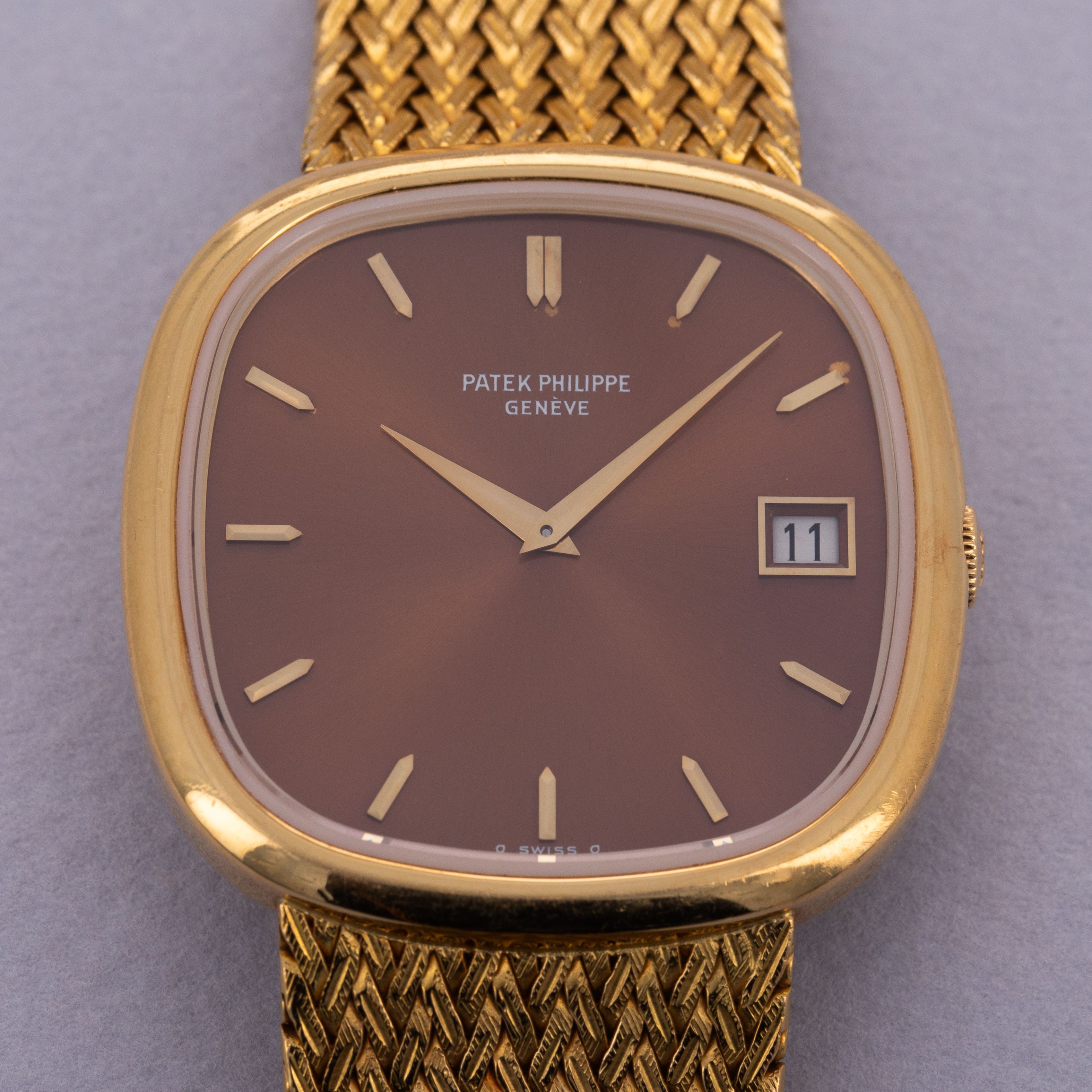 Patek Philippe Ellipse 3604/2J Integrated Bracelet Brun Soleil
