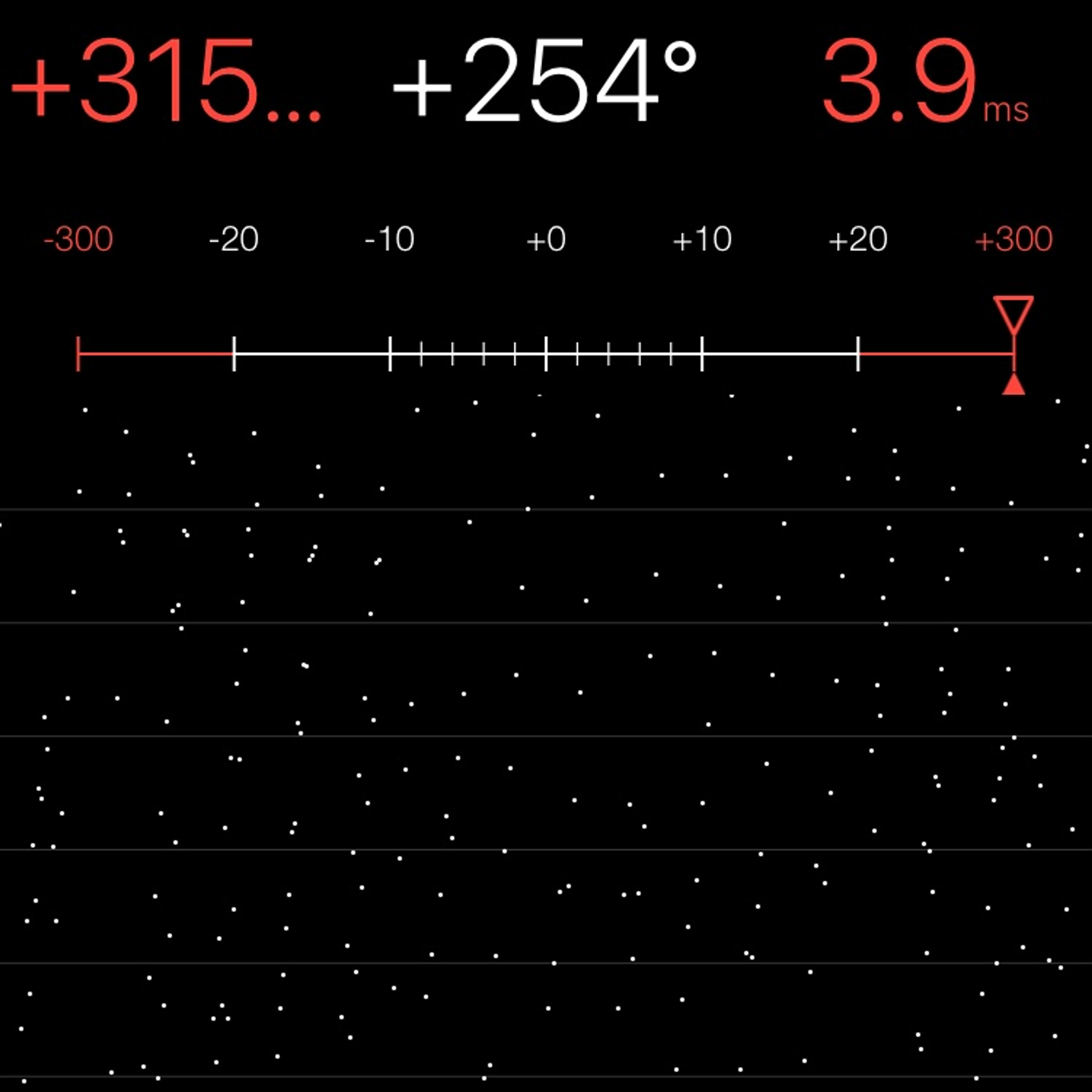 TIMING MACHINE READOUT
