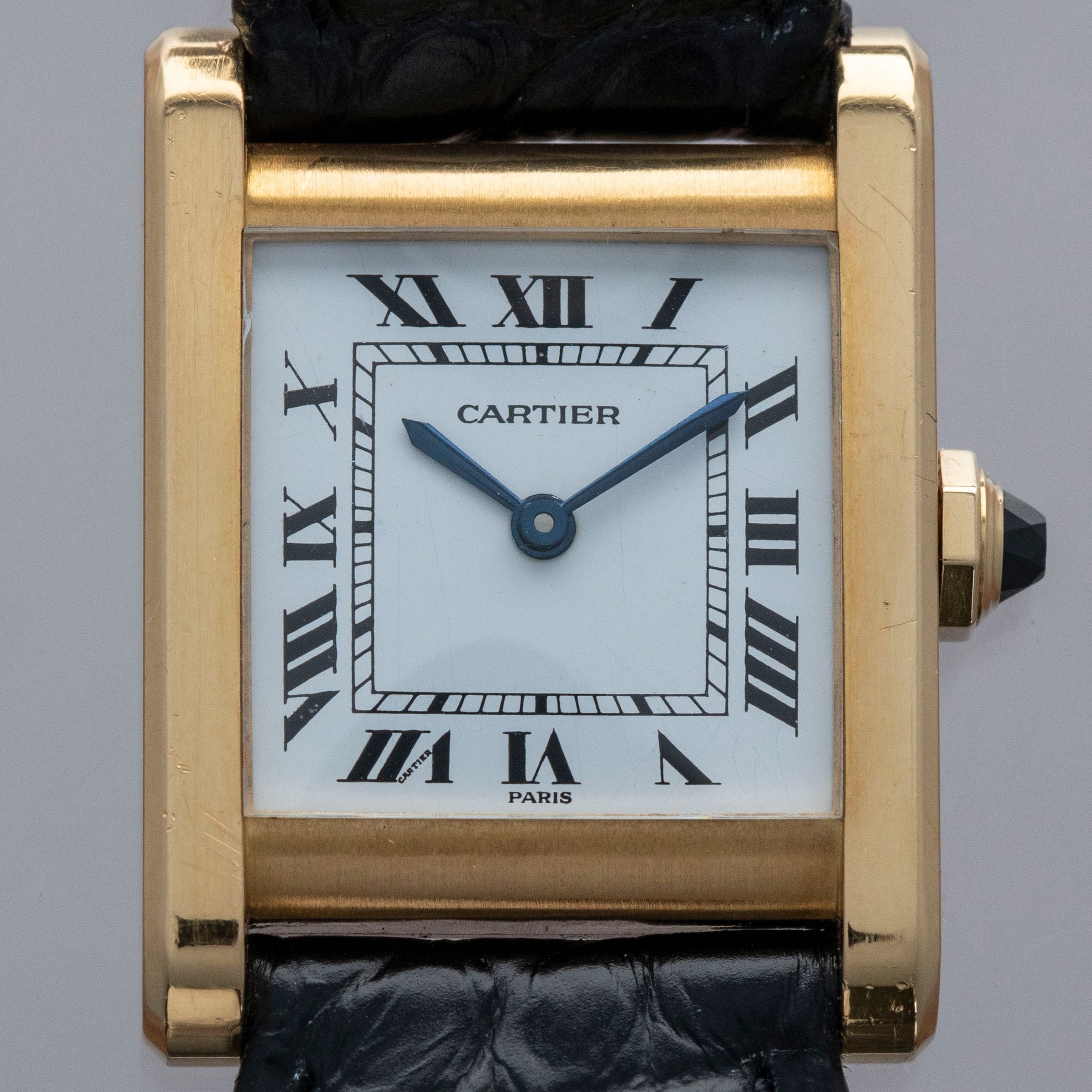 Cartier Paris Tank Normale 78092 18k YG | Auctions | Loupe This